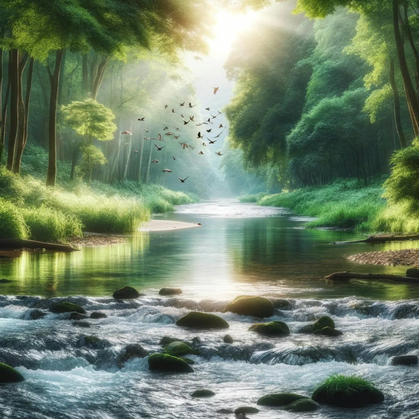 Relajación con el Sonido del Agua Corriendo: Paz y Serenidad