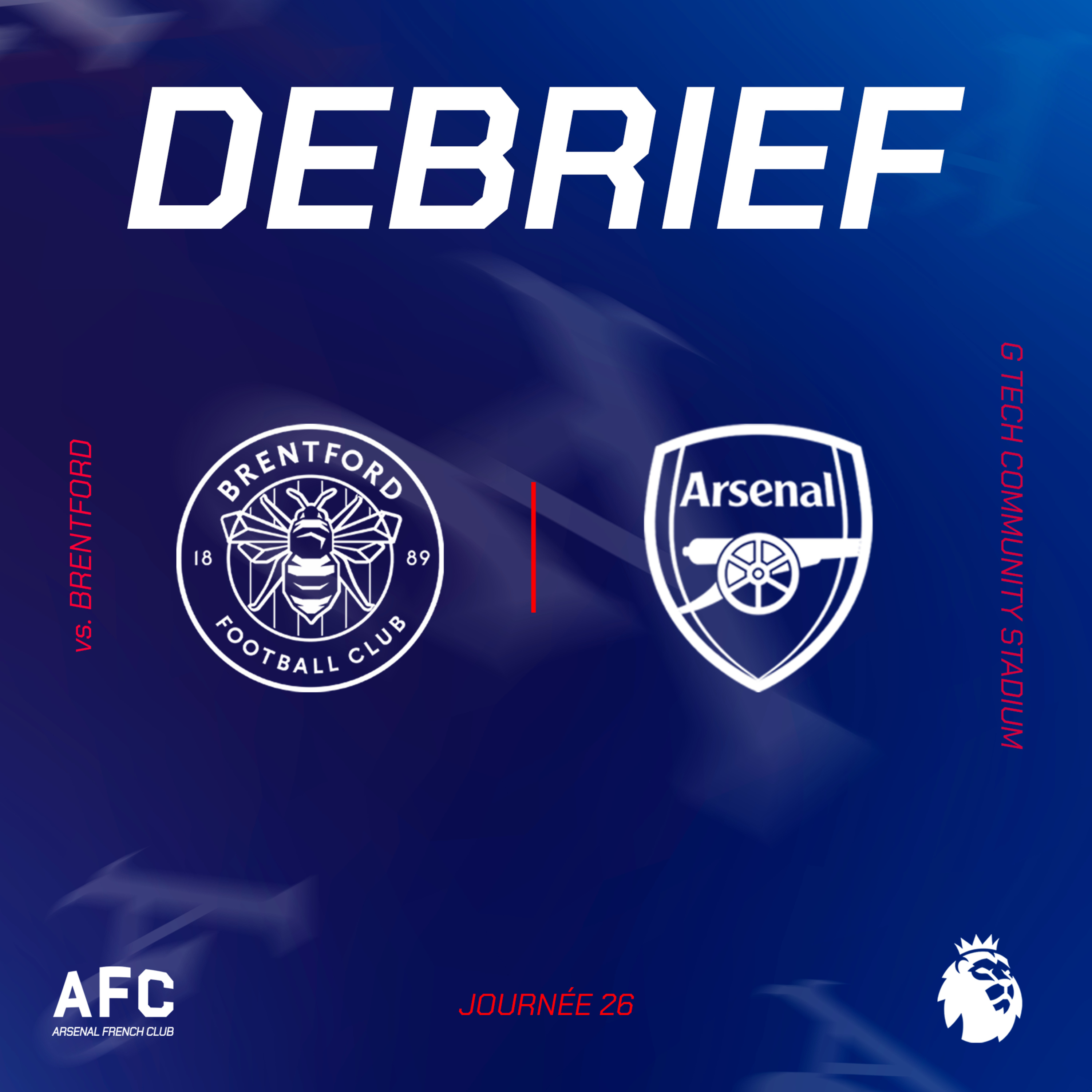 Le débrief : Brentford vs Arsenal
