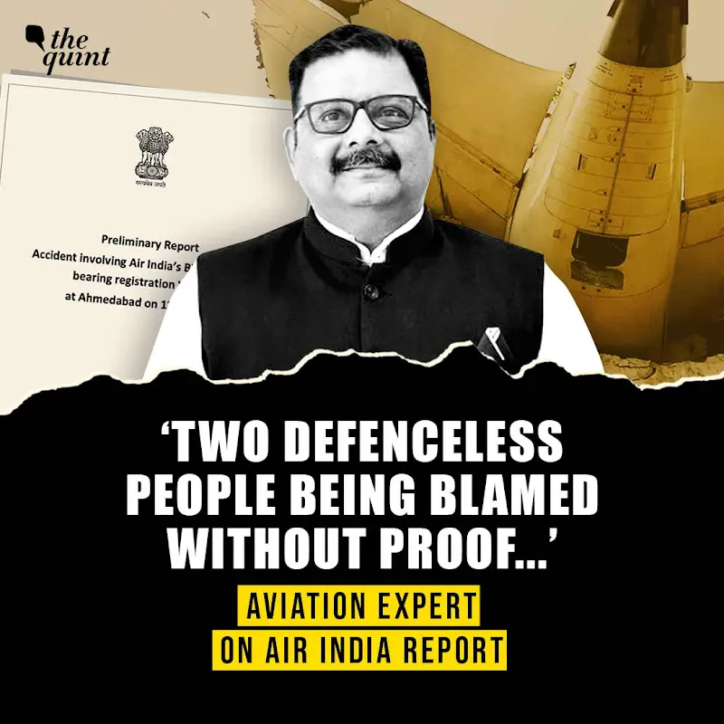 Air India Crash Report is a 'Get Out of Jail Card' For Boeing, GE: Aviation Expert | The Quint episode artwork