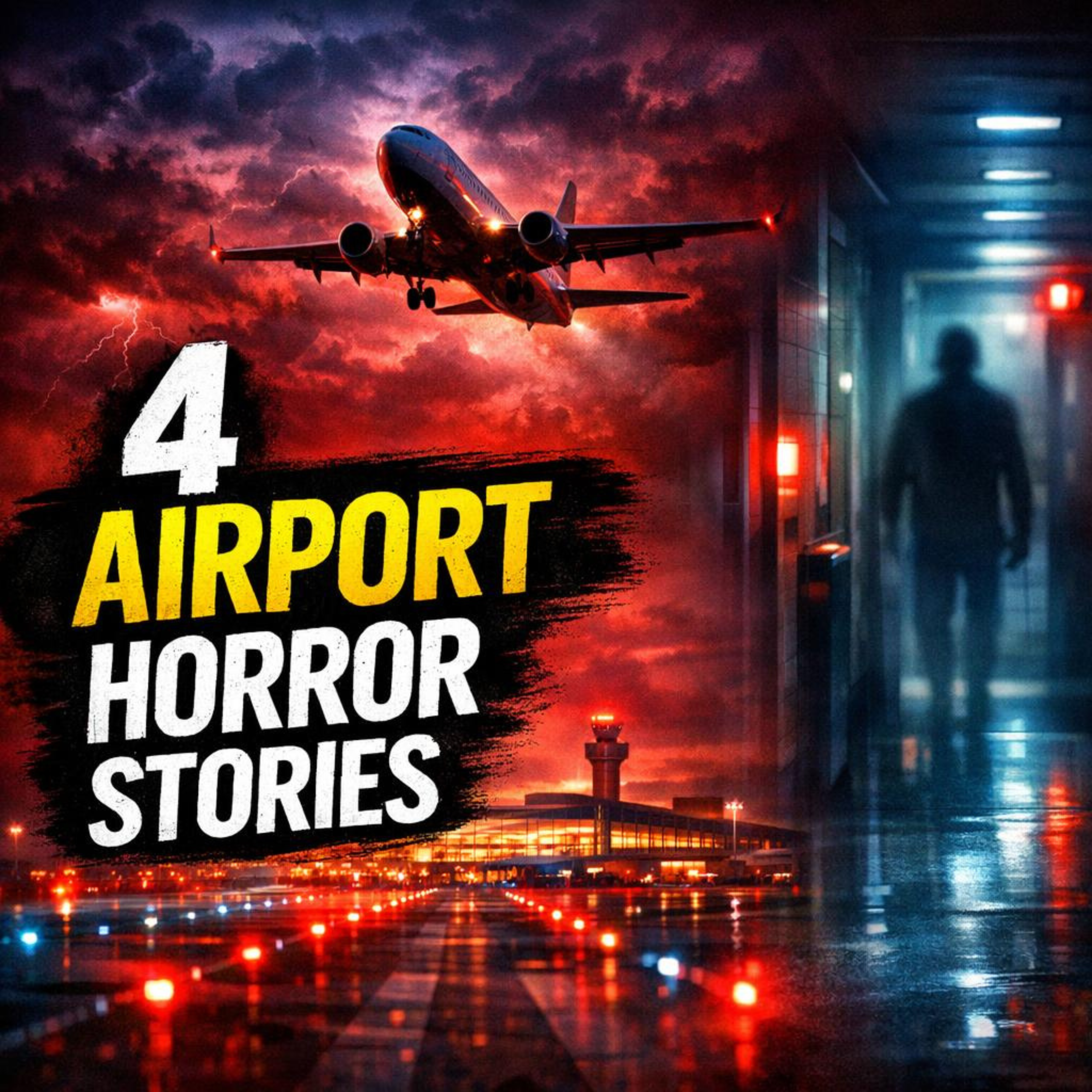 4 Scary TRUE Airport Horror Stories That Will Make You Fear Late-Night Terminals episode artwork