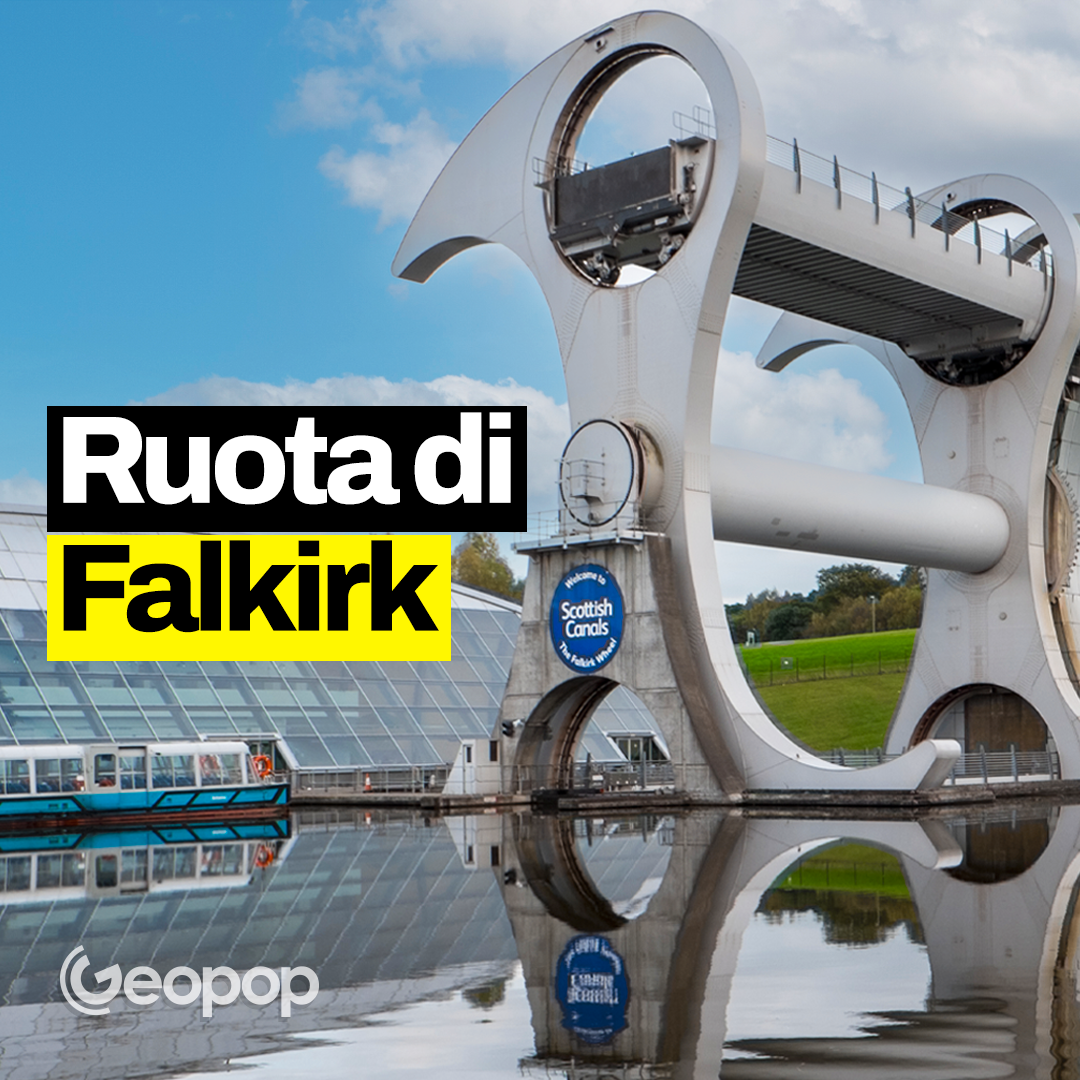 Ruota di Falkirk: come funziona l’unico ascensore rotante per barche al mondo