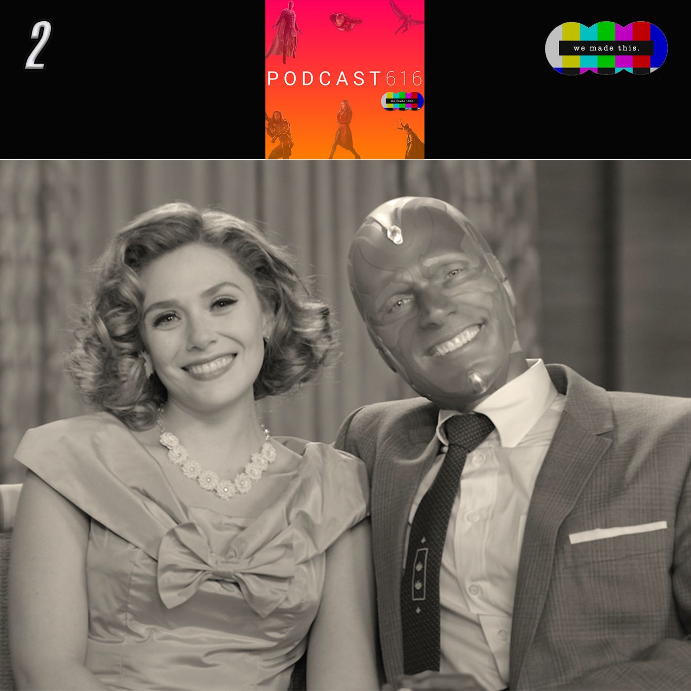 WandaVision 1x01 / 1x02: Filmed Before a Live Studio Audience / Don't Touch That Dial episode artwork