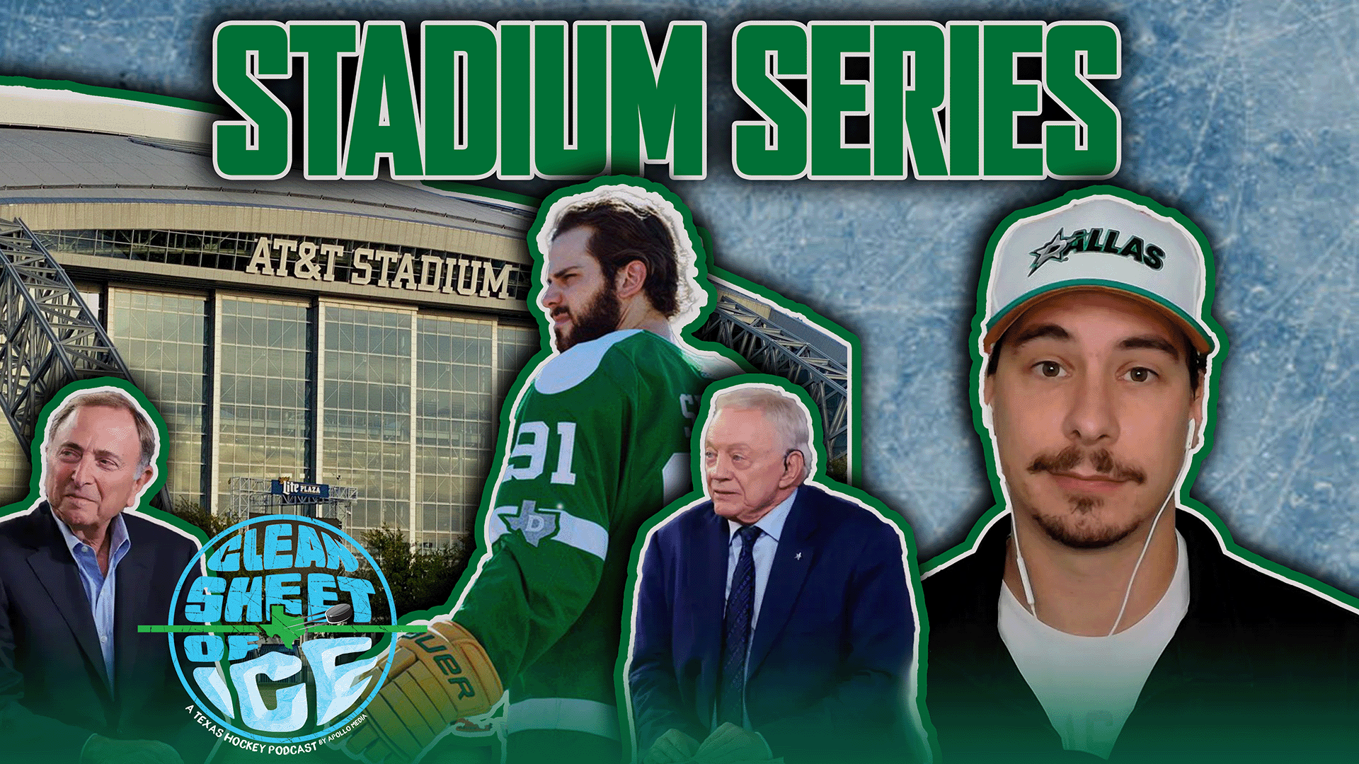 Stars Stadium Series is Coming to Jerry World! || Clean Sheet of Ice Podcast episode artwork