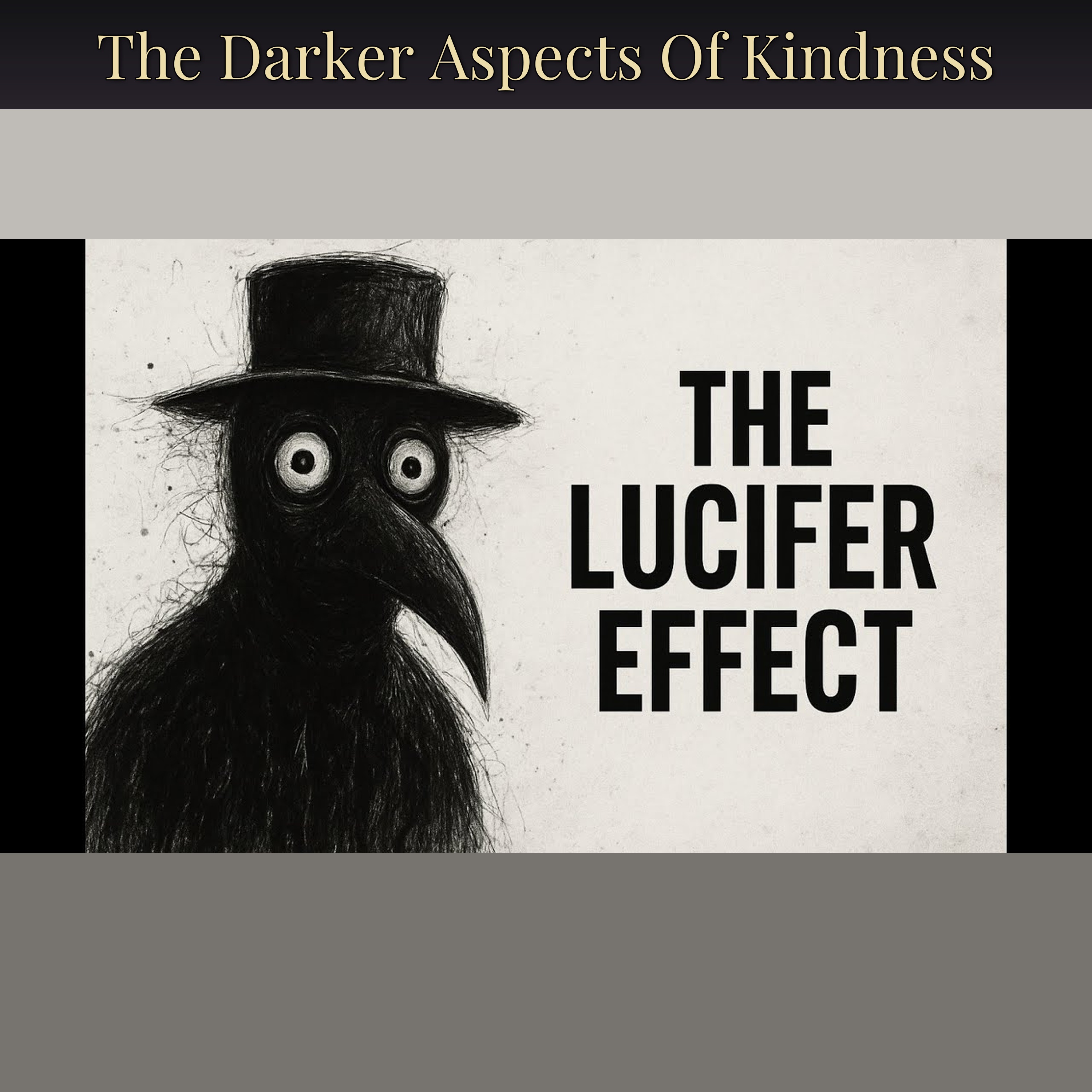 The Shadowy Side Of Kindness