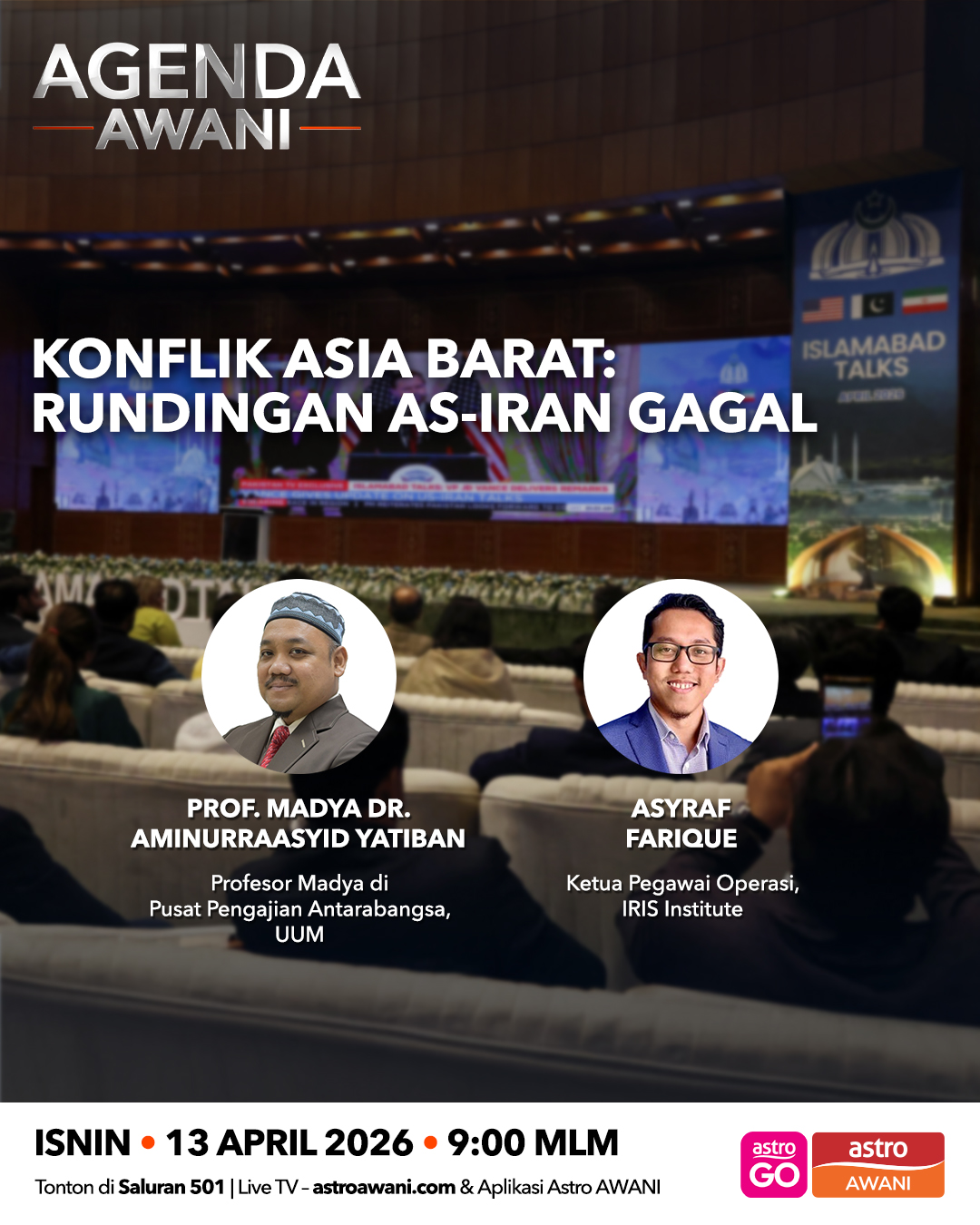 Agenda AWANI: Konflik Asia Barat | Rundingan AS-Iran gagal