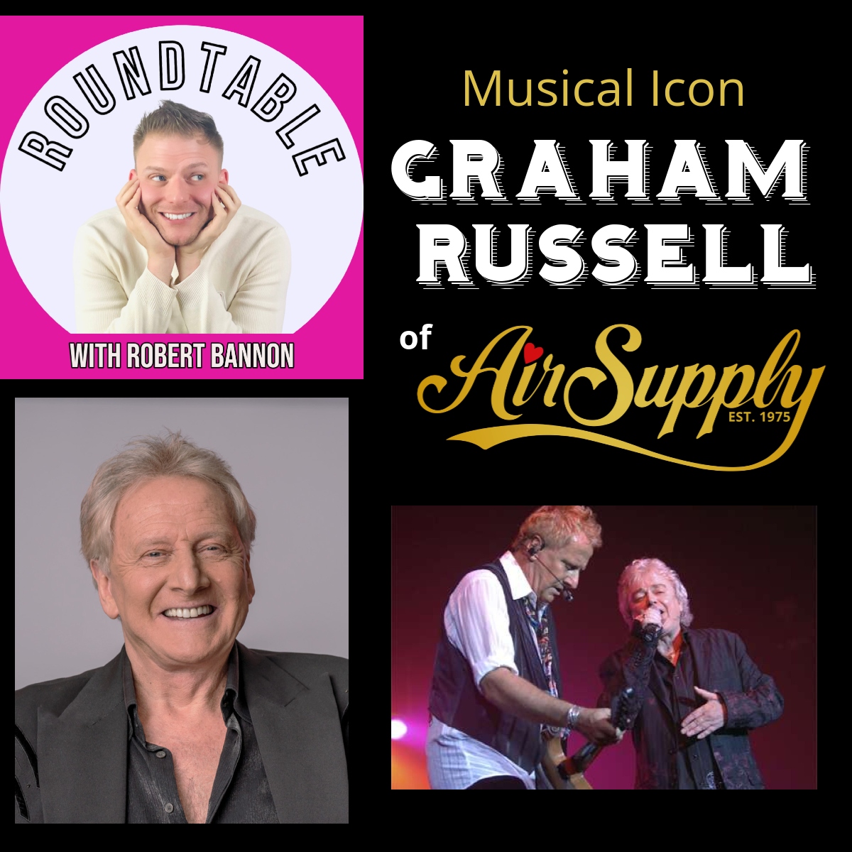 Air Supply Legend Graham Russell Talks 48 Years of Music on "The Roundtable"