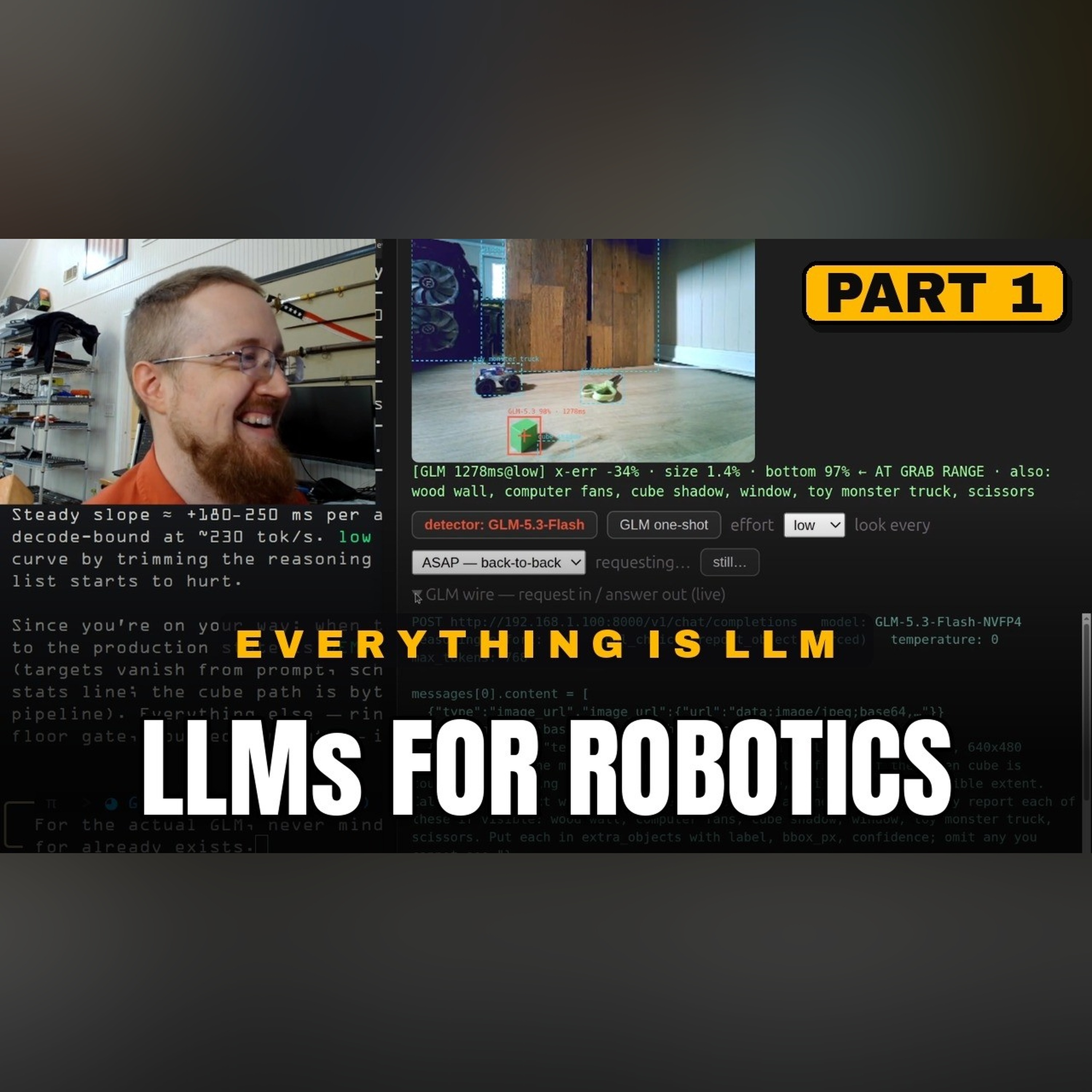 Everything is LLM - Vibe coding a robot task episode artwork