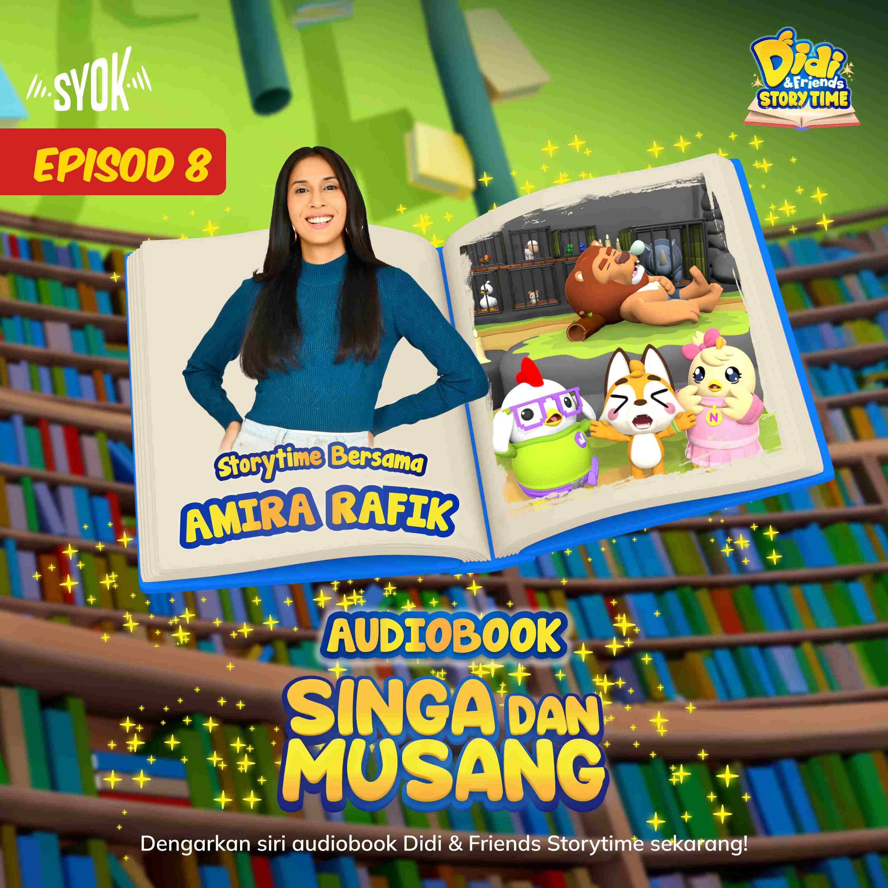 Singa & Musang Bersama Amira Rafik | Didi & Friends Storytime EP8