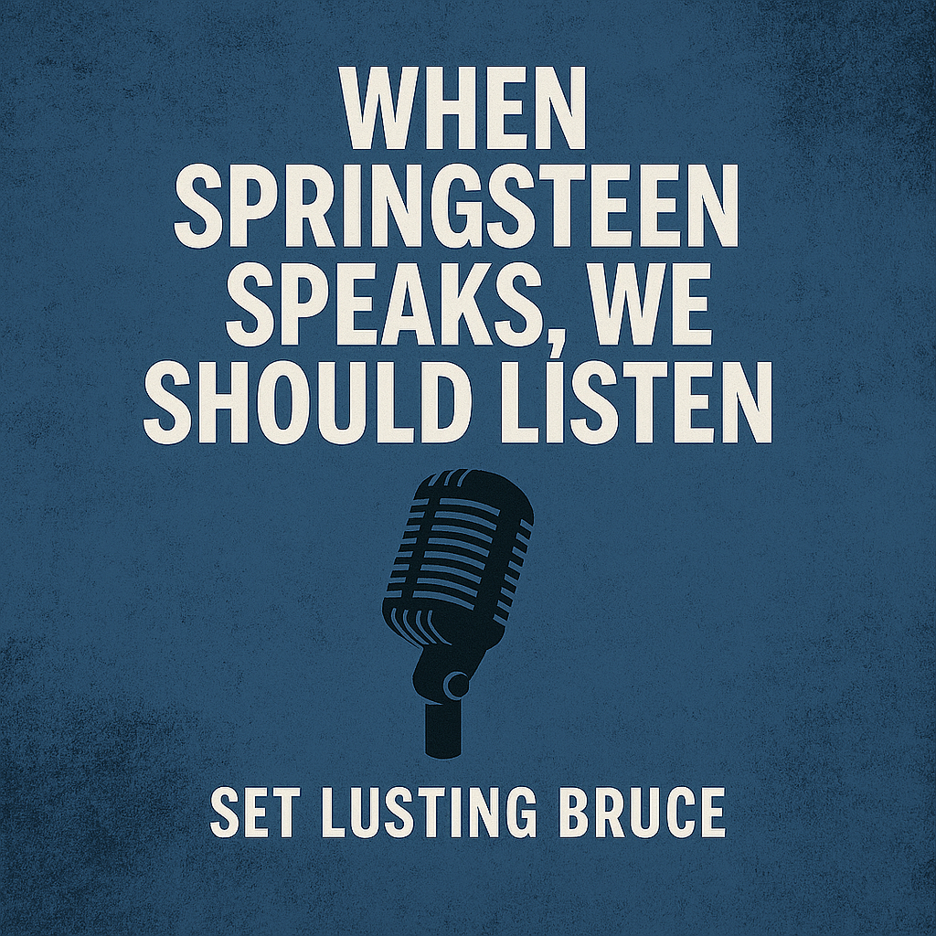 When Springsteen Speaks We Should Listen - thoughts on the City of Minneapolis