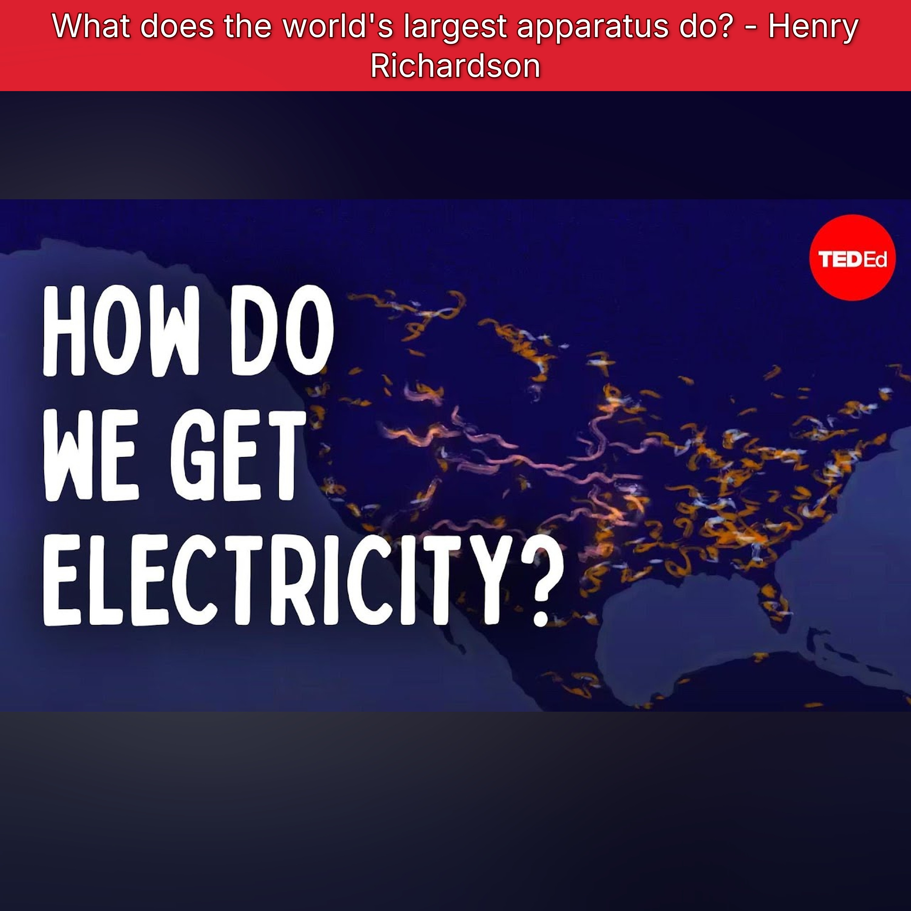 What does the world's largest apparatus do? - Henry Richardson episode artwork