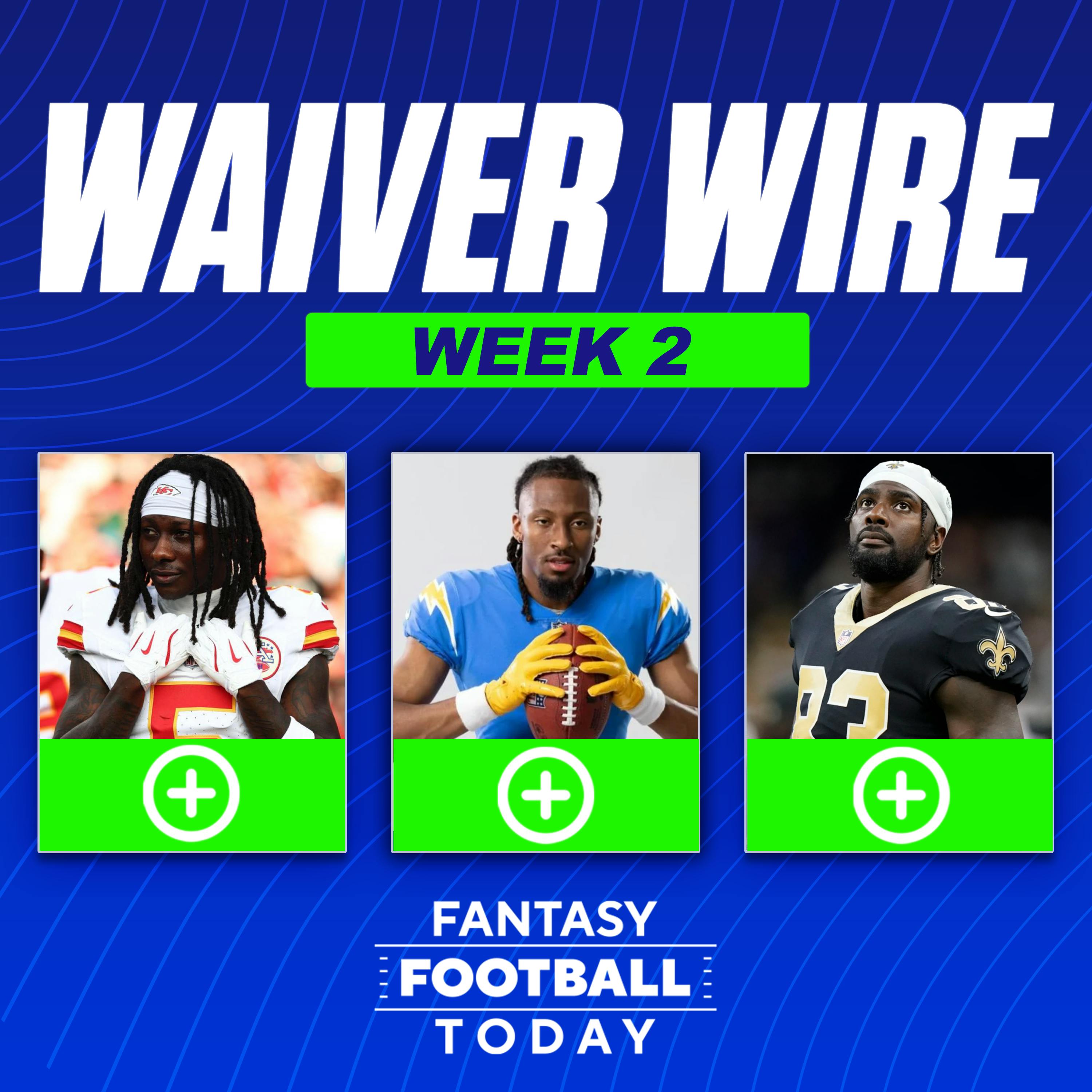 Waiver Wire! Marquise Brown, Harold Fannin Jr., Aaron Rodgers and More! (09/09 Fantasy Football Podcast)