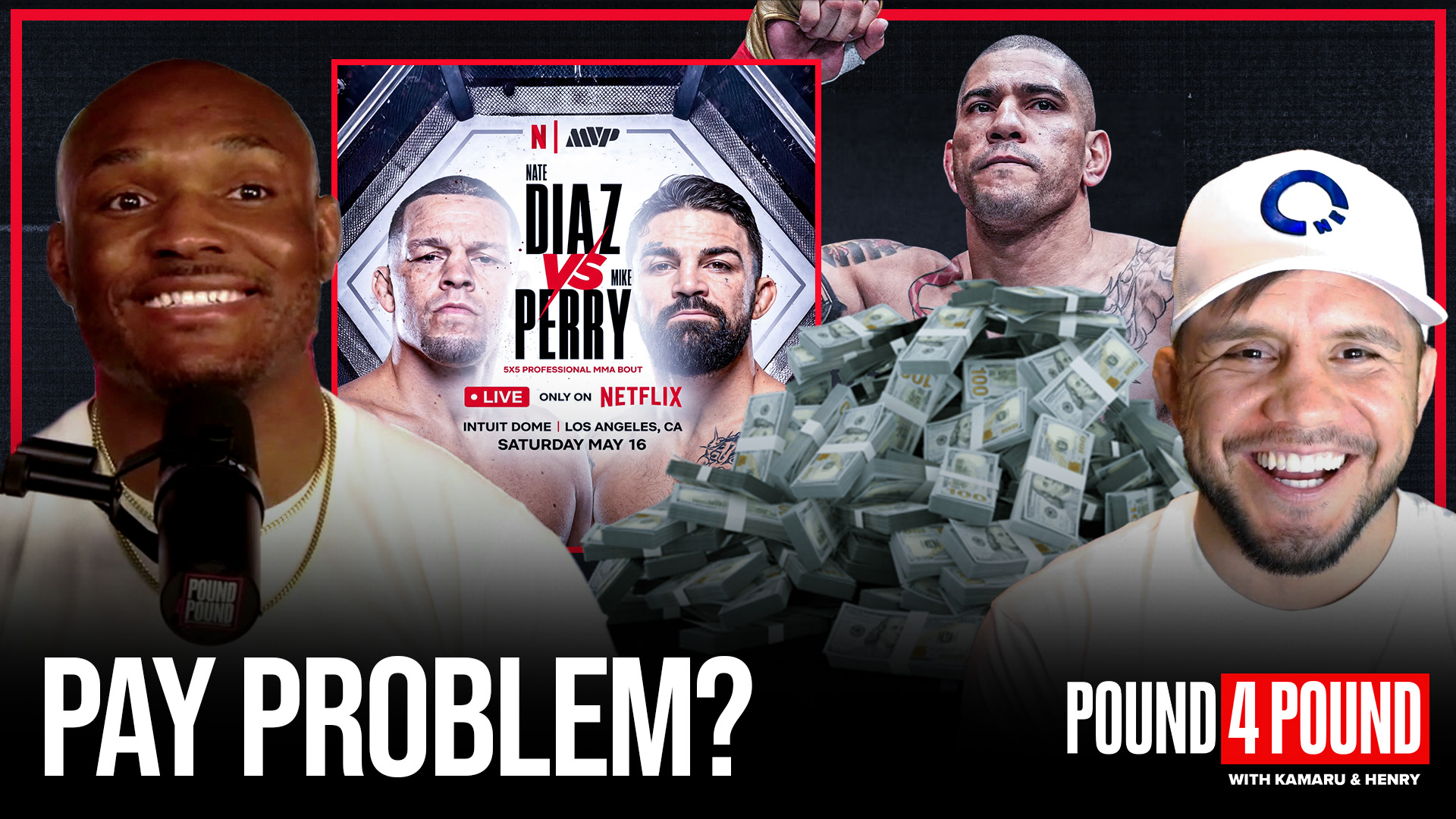 UFC Pay Drama, Mike Perry vs Nate Diaz, Chimaev vs Strickland, UFC London Main Event | Pound 4 Pound
