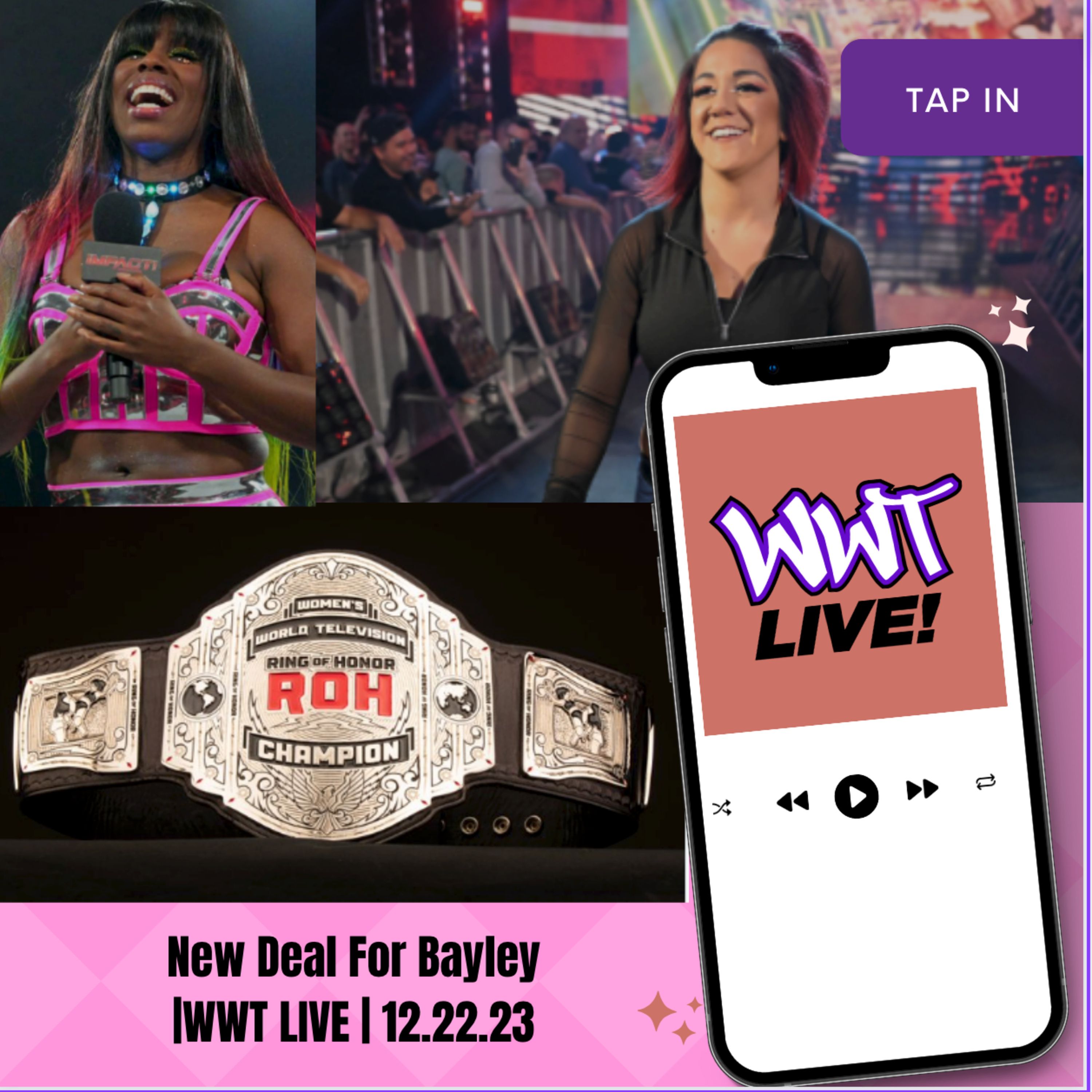 New Deal For Bayley |WWT LIVE [News & Rumors] | 12.22.23 episode artwork