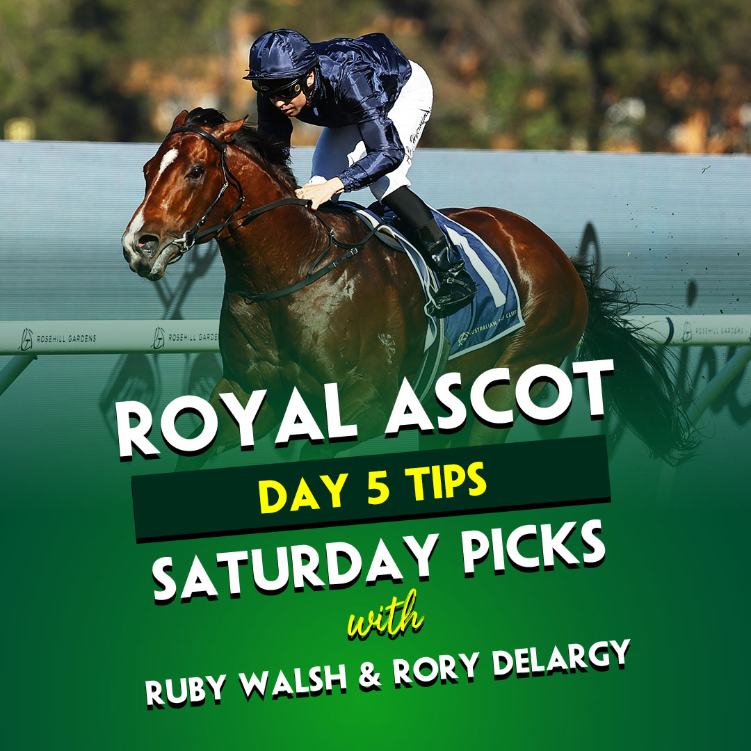 ROYAL ASCOT DAY 5 TIPS | Ruby Walsh | Rory Delargy | Ascot Saturday Tips | Royal Ascot 2025 Tips | Queen Elizabeth II Jubilee episode artwork
