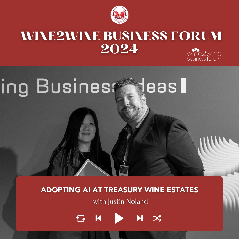 Adopting AI at Treasury Wine Estates with Justin Noland | wine2wine Business Forum 2024