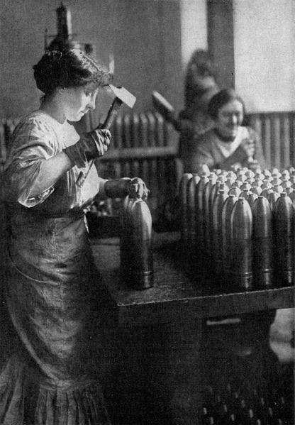 The Munitionettes of World War I