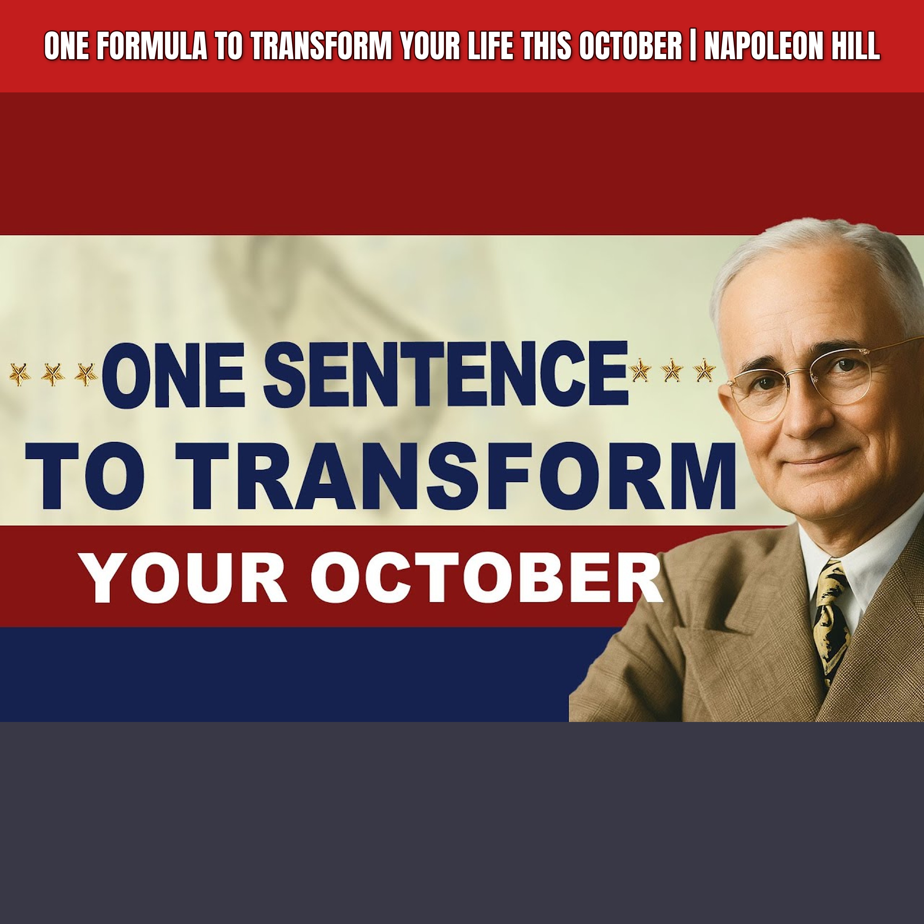 One Formula to Transform Your Life This October | Napoleon Hill episode artwork