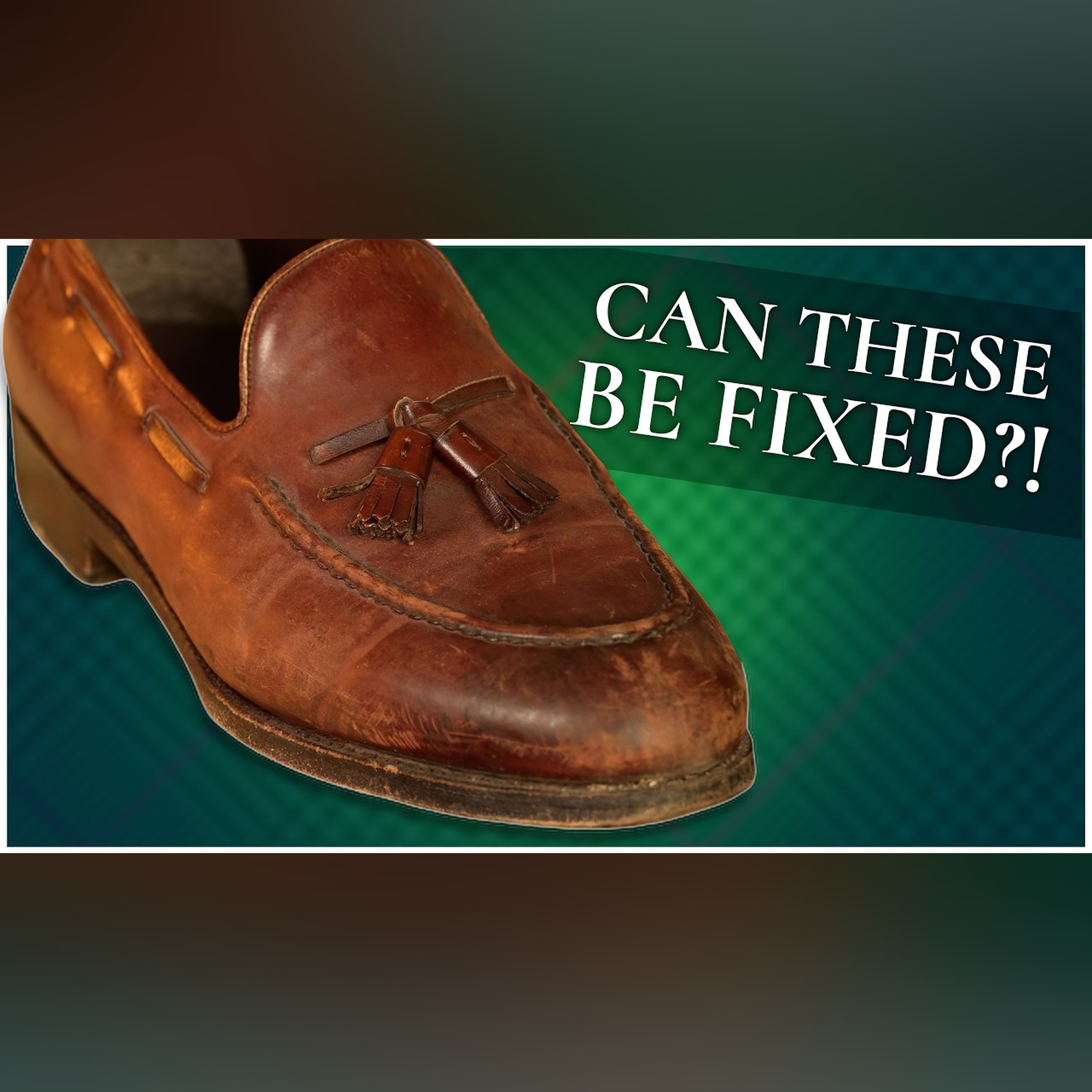 Can @The Elegant Oxford Save These Shoes? | Complete Cordovan Shoe Care episode artwork
