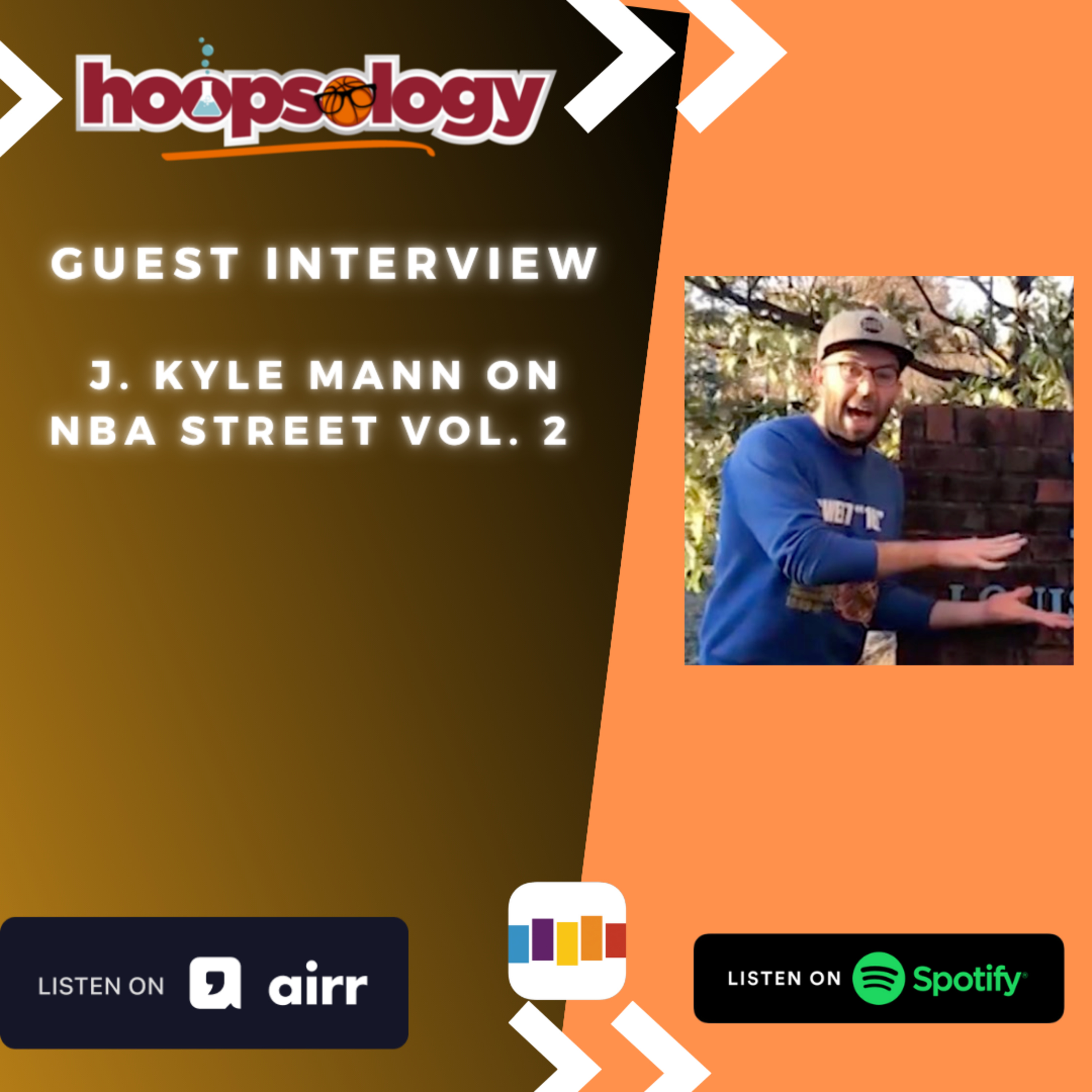 Hoopsology Interview with J. Kyle Mann on the history of NBA Street Vol.2 episode artwork