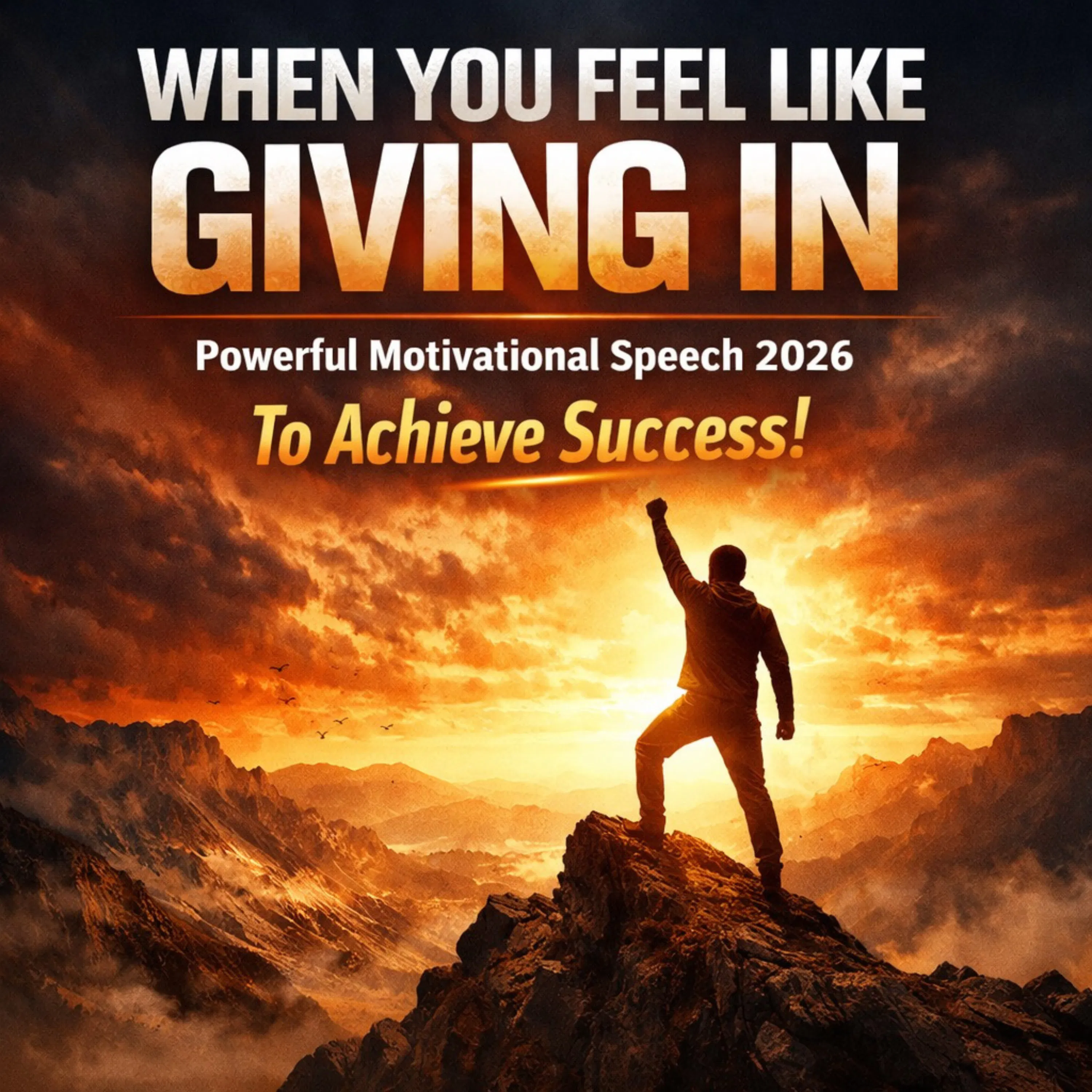 WHEN YOU FEEL LIKE GIVING IN - Powerful Motivational Speech 2026 To Achieve Success! episode artwork