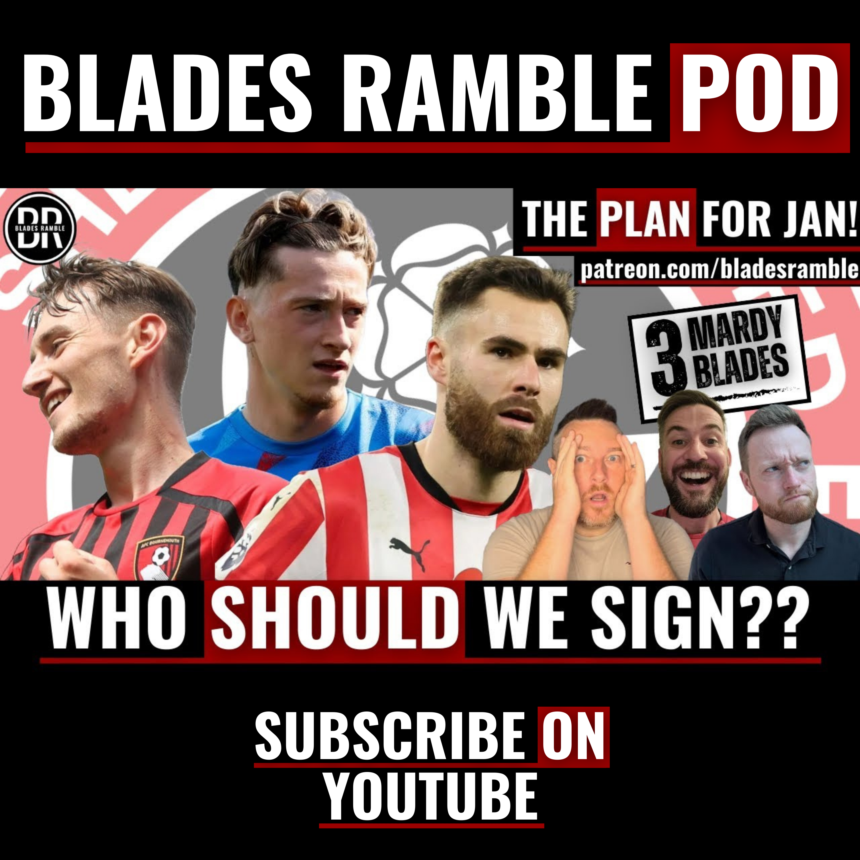WHO SHOULD SHEFFIELD UNITED SIGN?? | 3 MARDY BLADES | THE PLAN FOR JAN