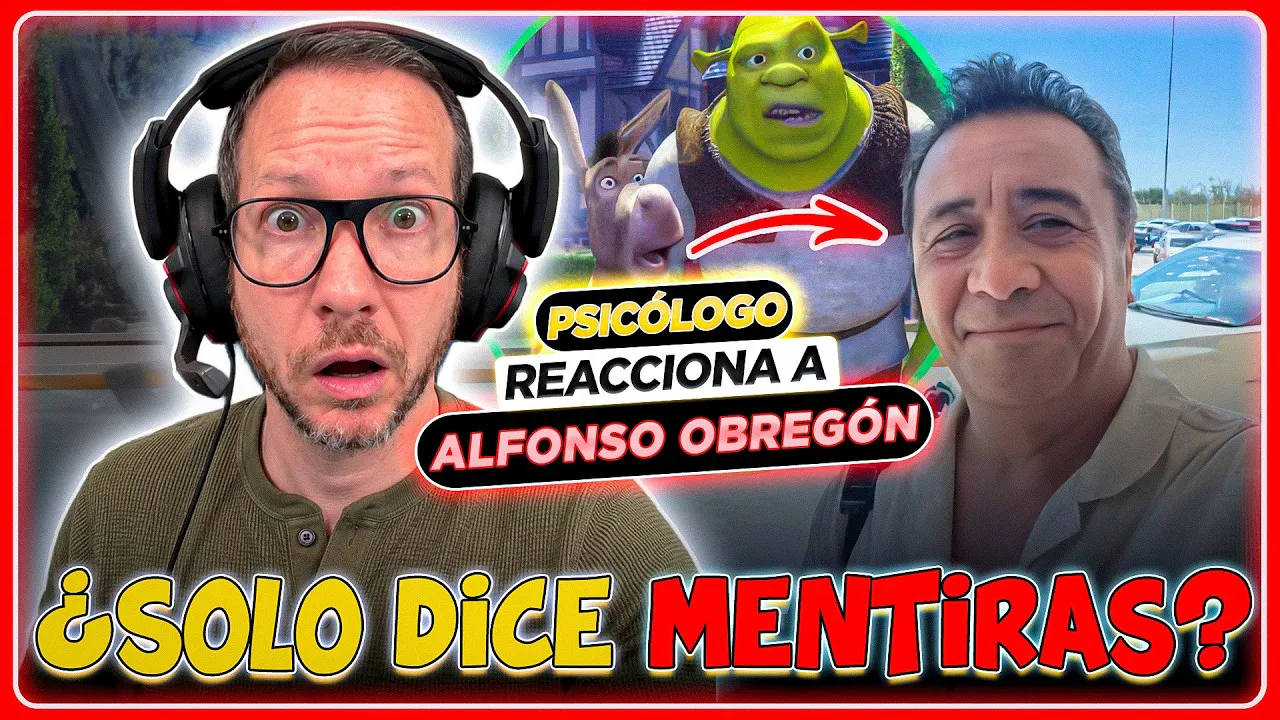 "LE DI UNA PALMADA EN EL CUL0": LAS DECLARACIÓNES DE ALFONSO OBREGÓN (SHREK) | Psicólogo REACCIONA