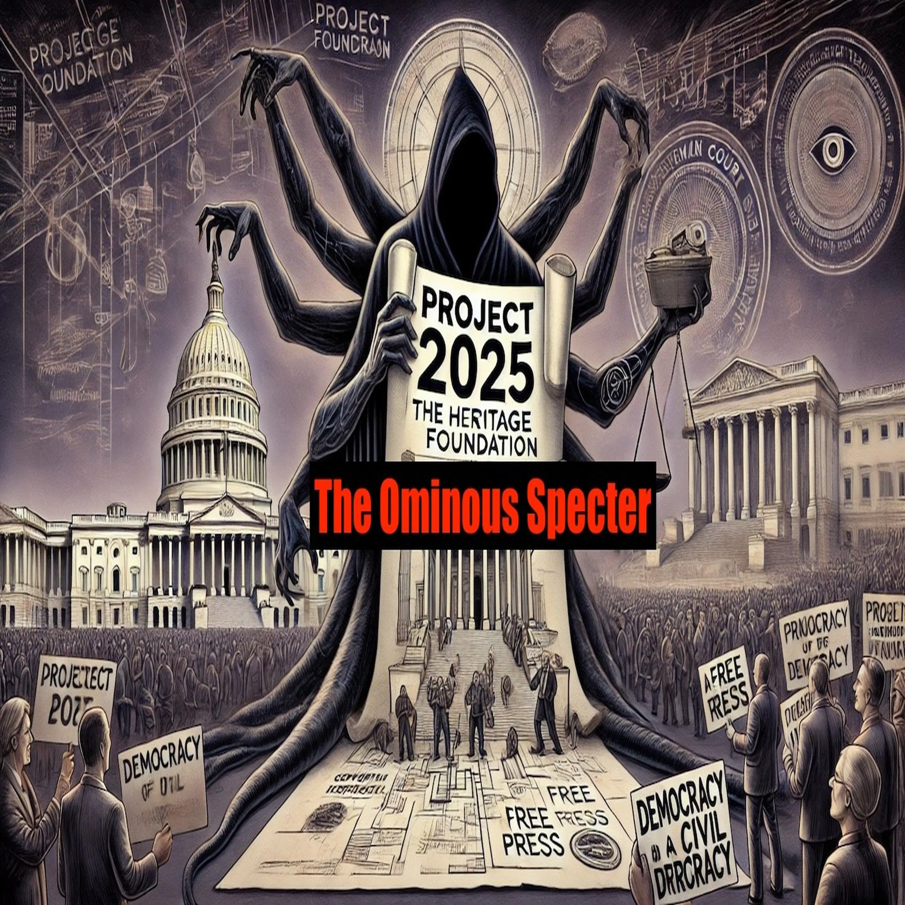 Project 2025: The Ominous Specter cover