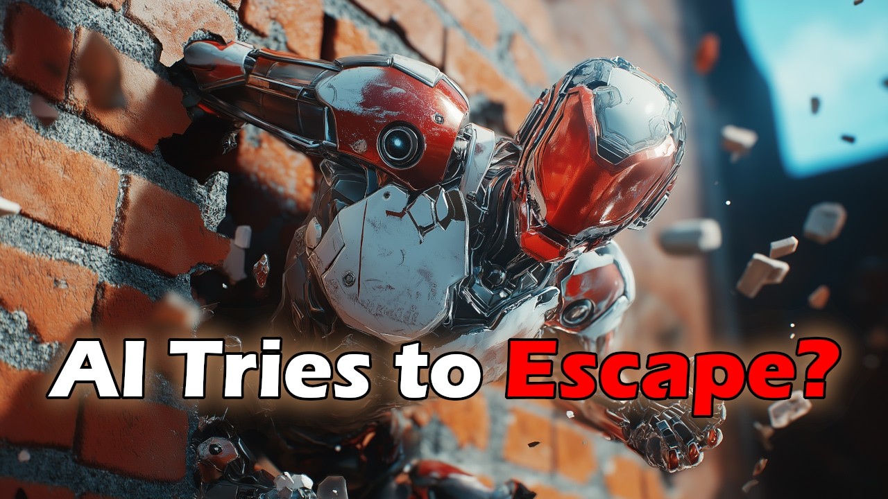 Did AI just invent recursive self improvement and try to escape? Sort of, but not really... | Artificial Intelligence Masterclass