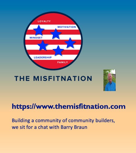 Building a community of community builders, we sit for a chat with Barry Braun. Image