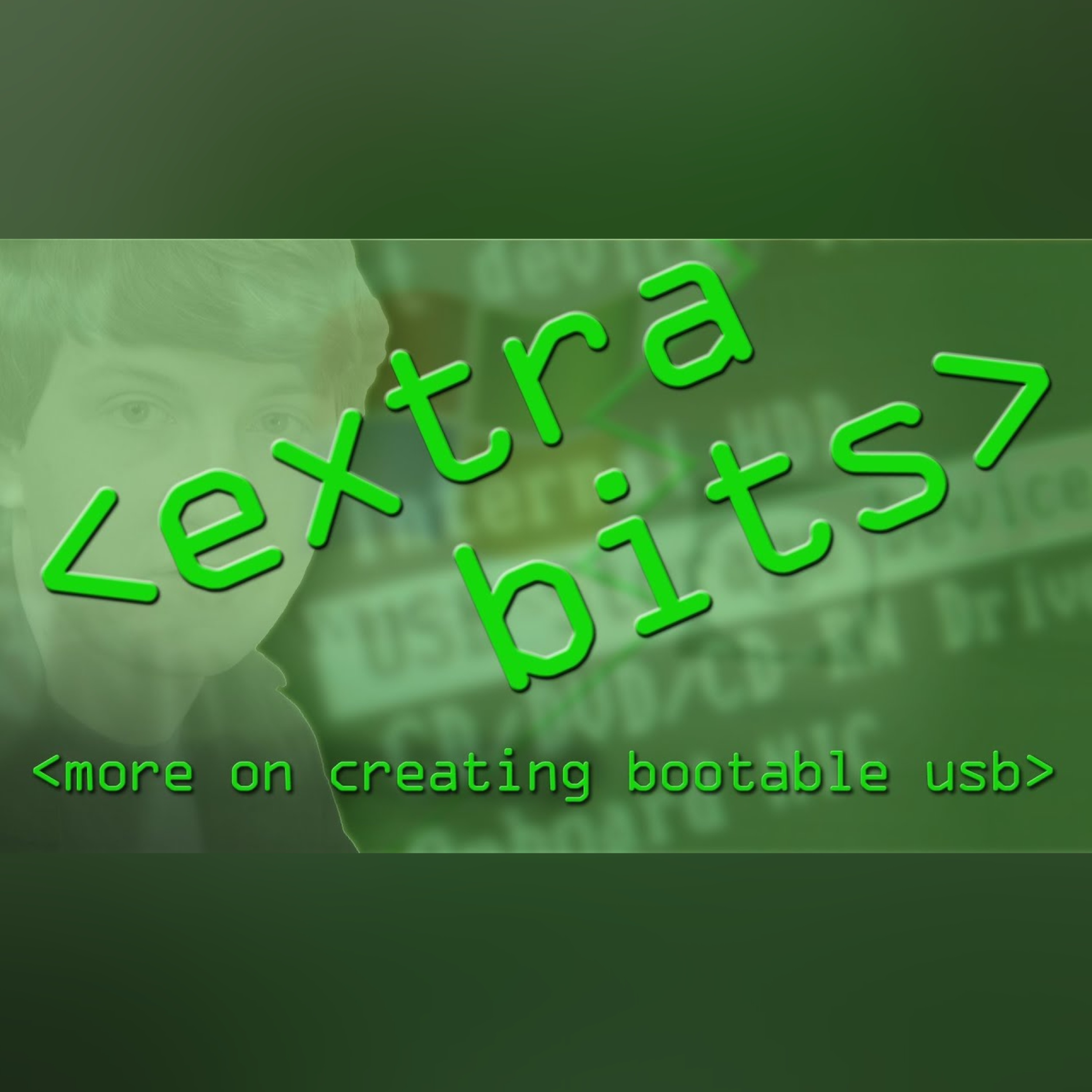 EXTRA BITS - Making a Bootable USB in Linux - Computerphile episode artwork