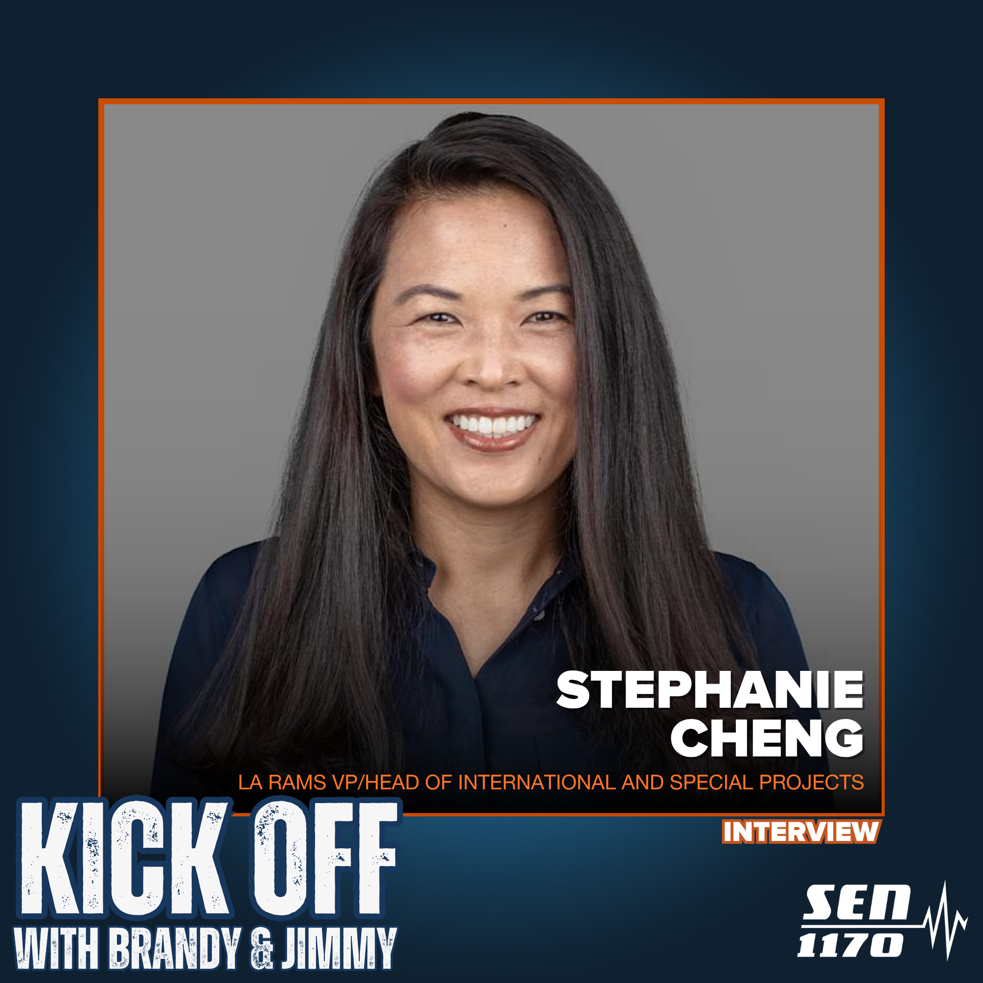 LA Rams VP/Head of International Projects Stephanie Cheng (8/9/26)