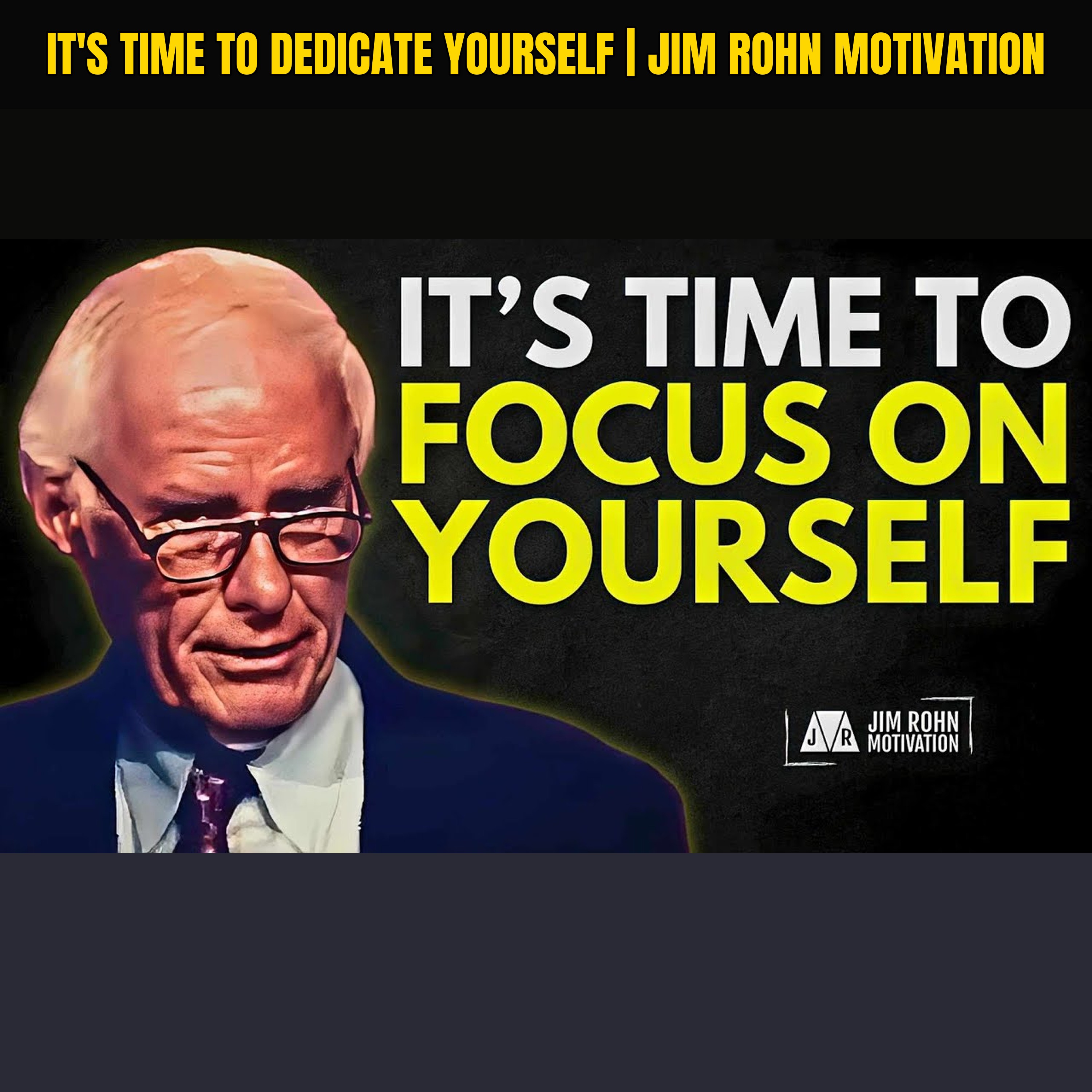 It's Time to Dedicate Yourself | Jim Rohn Motivation