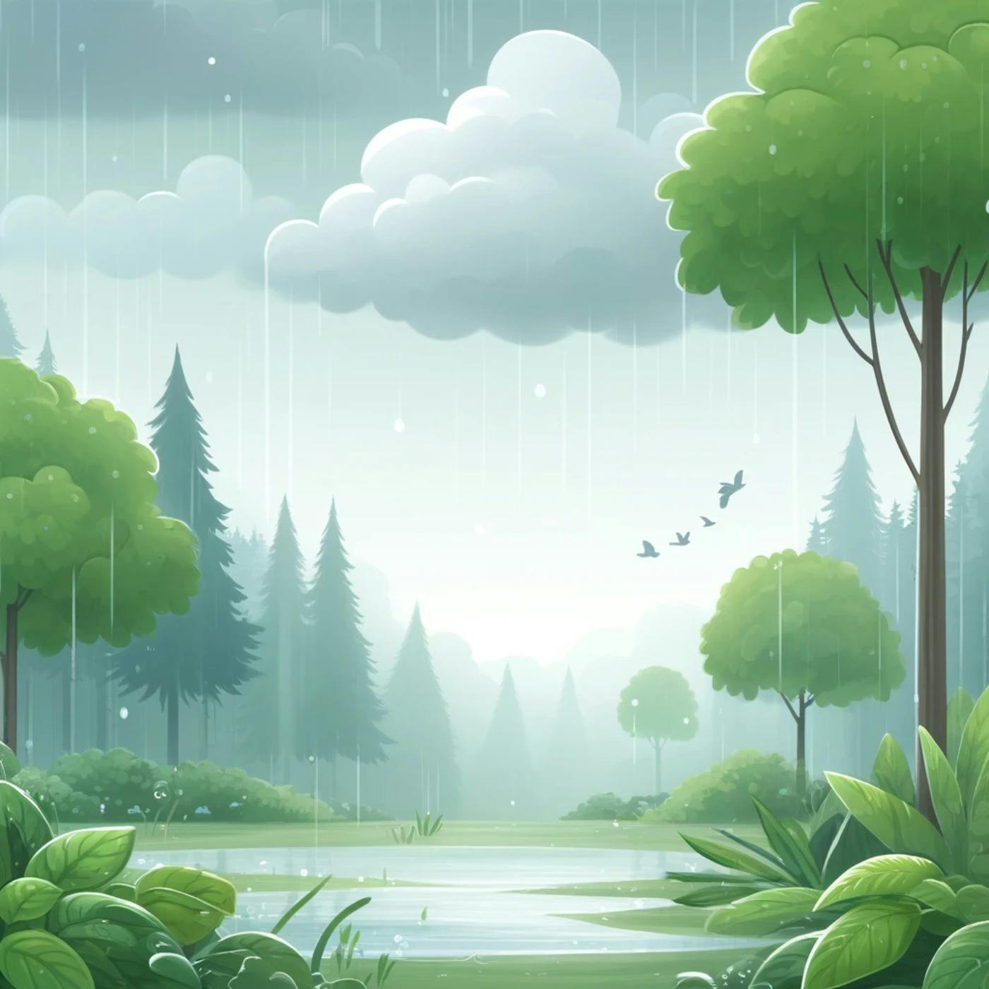 ️ Lluvia Suave para la Relajación y el Sueño