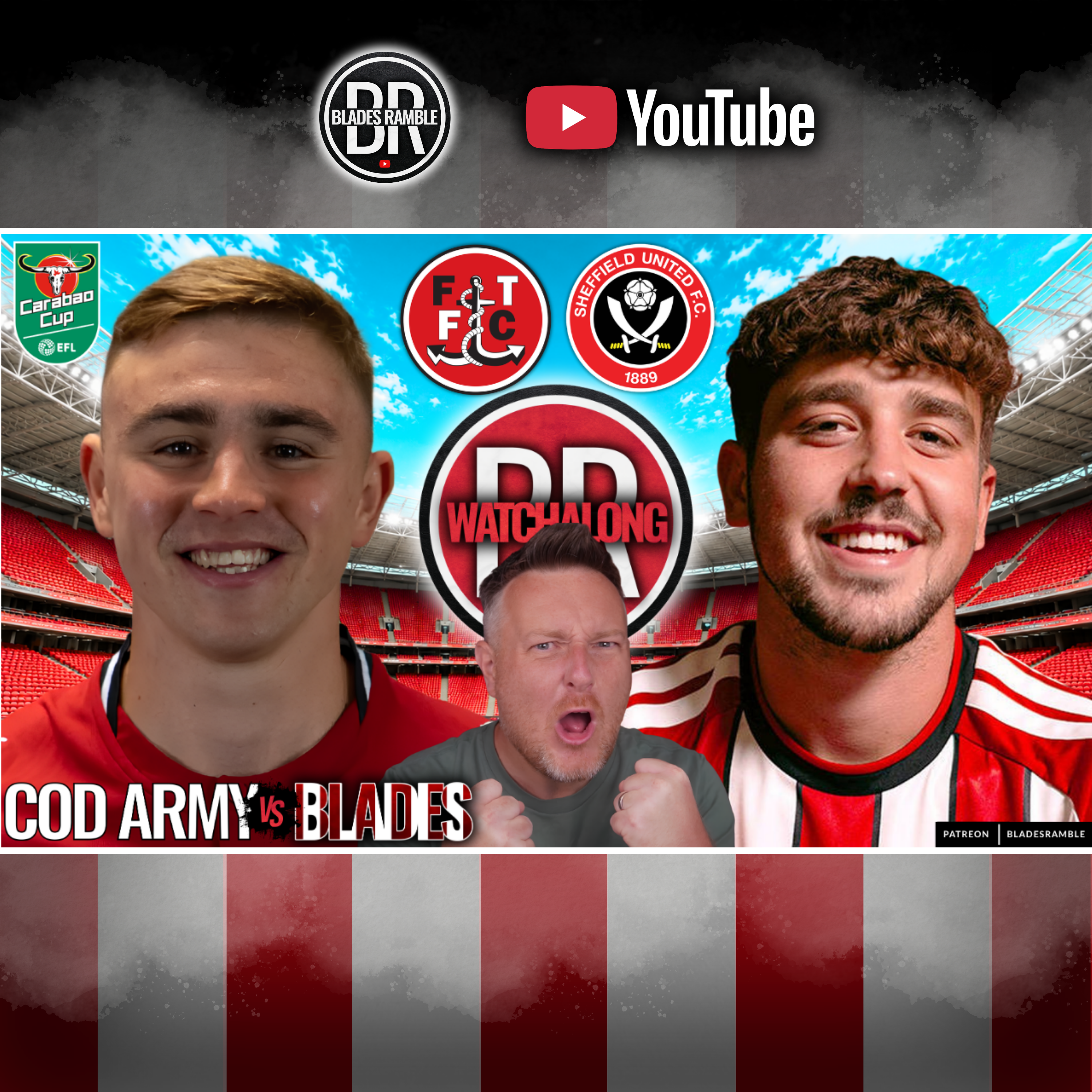 📺⚔️ CARABAO CUP CLASH! | FLEETWOOD TOWN v SHEFFIELD UNITED | LIVE WATCHALONG ⚔️📺 episode artwork