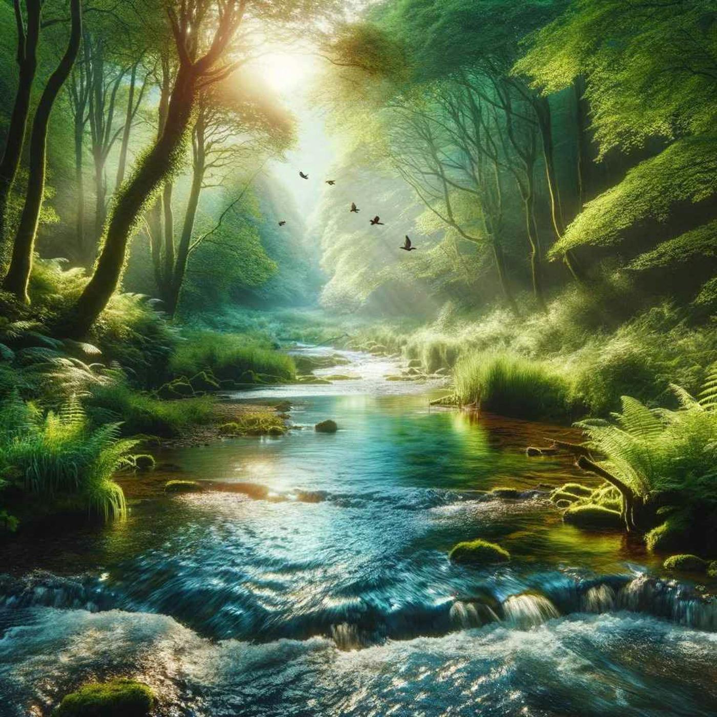 El Susurro Relajante de un Río: Un Remedio Natural contra el Estrés