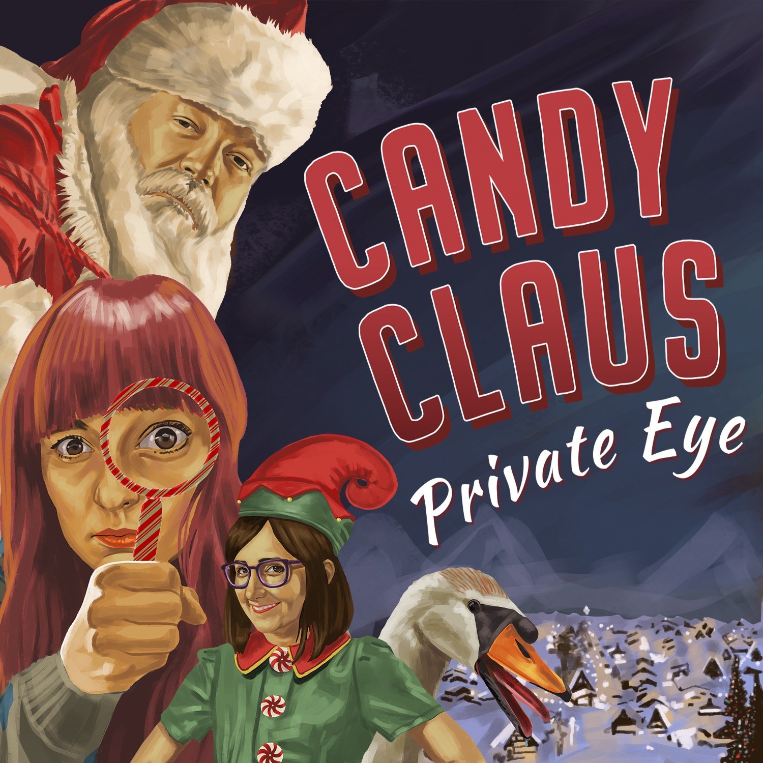FEATURING: Candy Claus, Private Eye