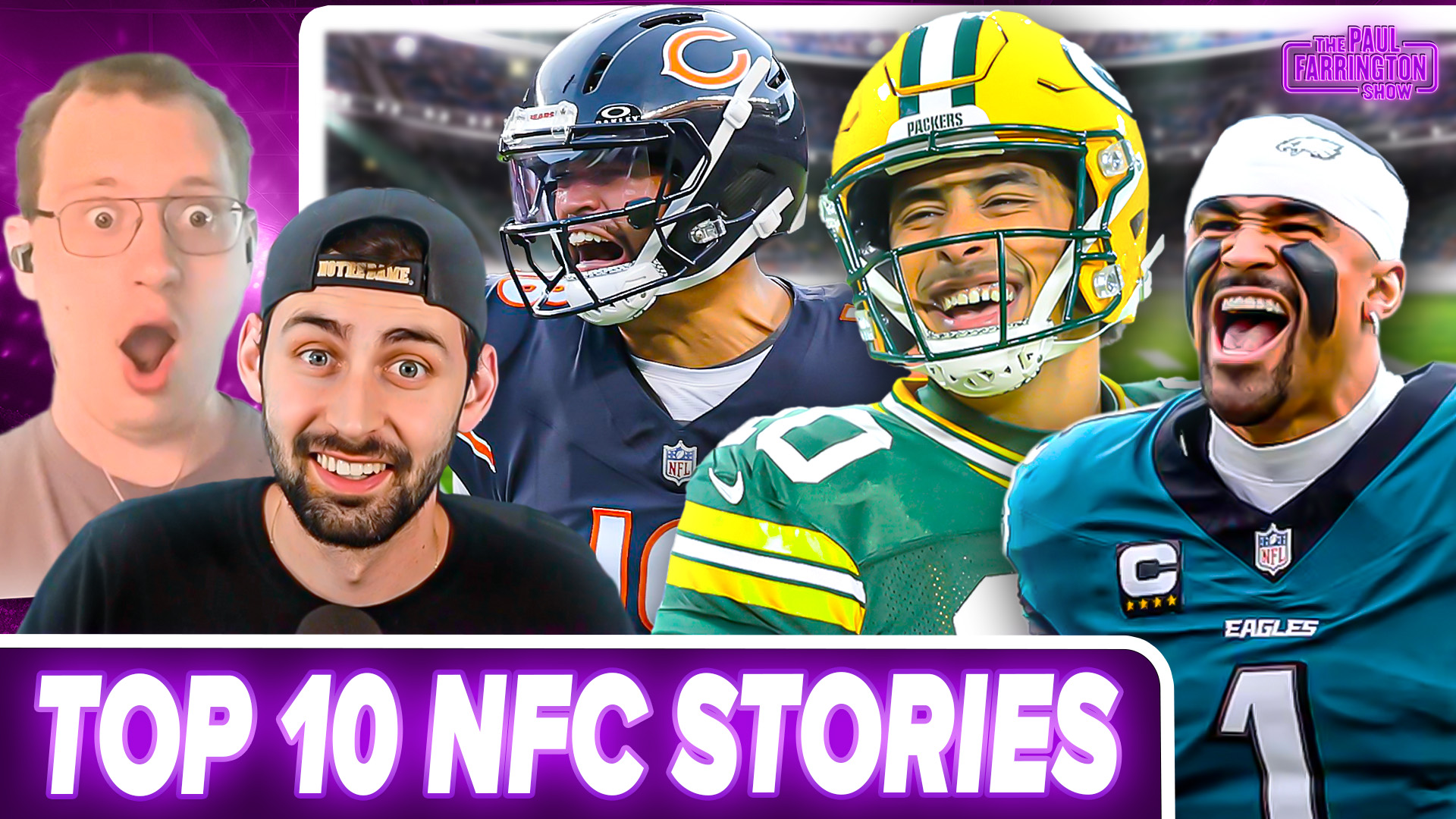 Top 10 NFC Stories: Bears next JUGGERNAUT? Packers FINALLY reach ceiling? Hurts LAST YEAR w/ Eagles? episode artwork
