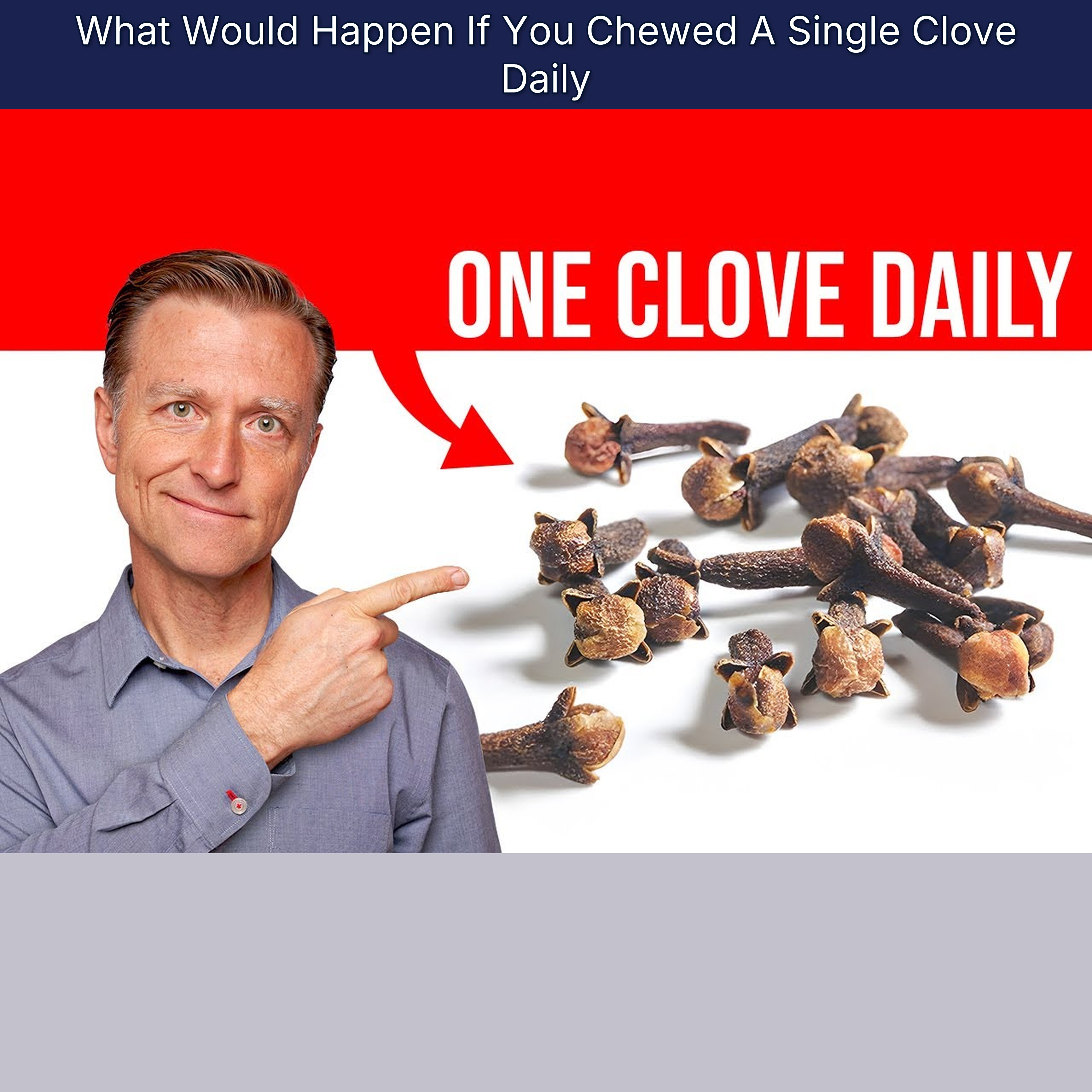 What Would Happen If You Chewed A Single Clove Daily episode artwork