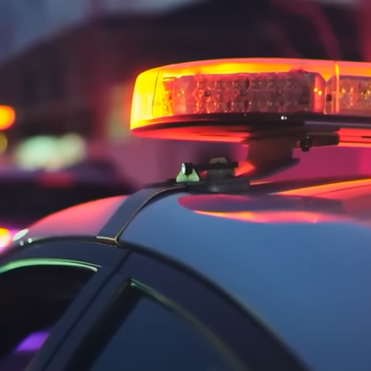 Black Driver Pulls Himself Over