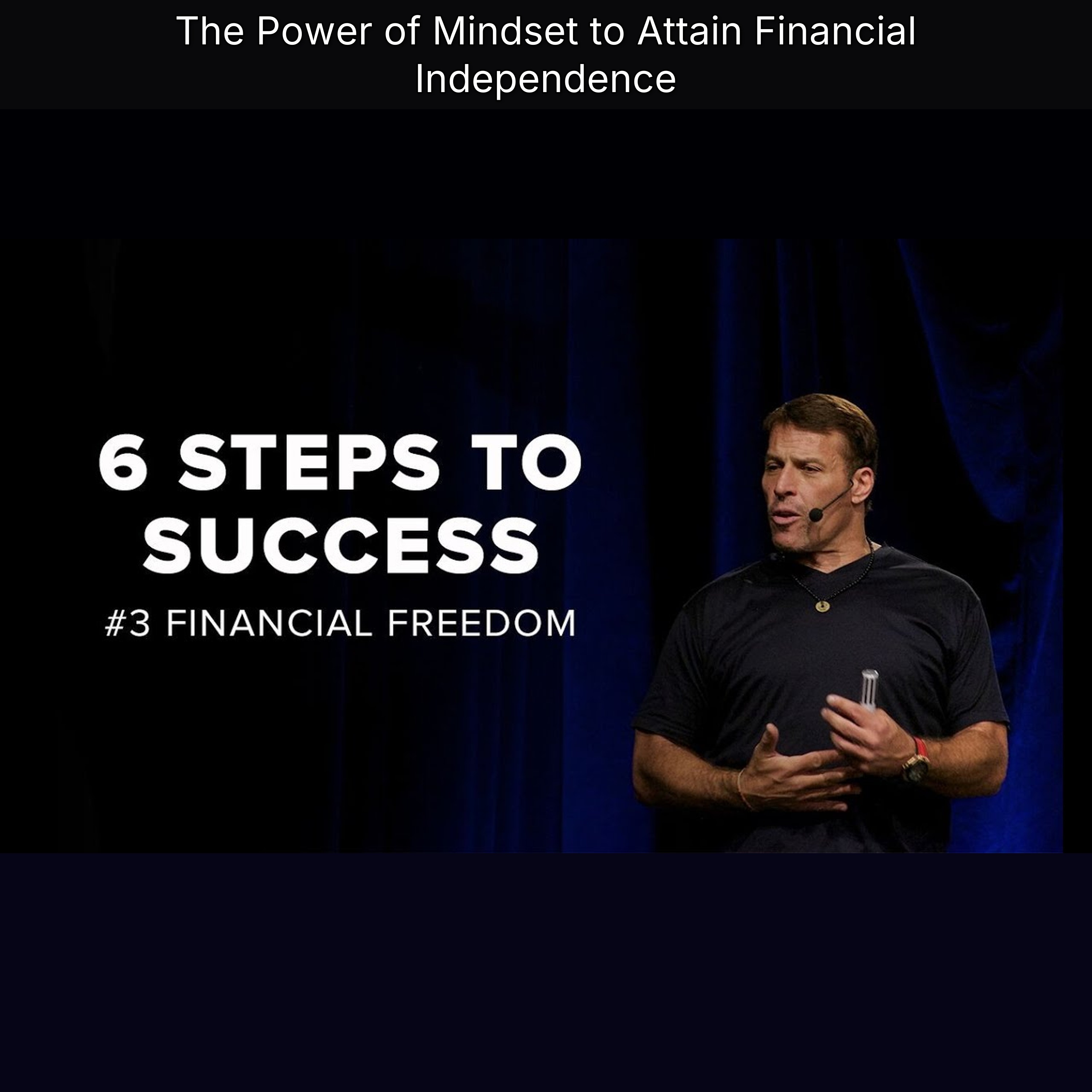 The Power of Mindset to Attain Financial Independence episode artwork
