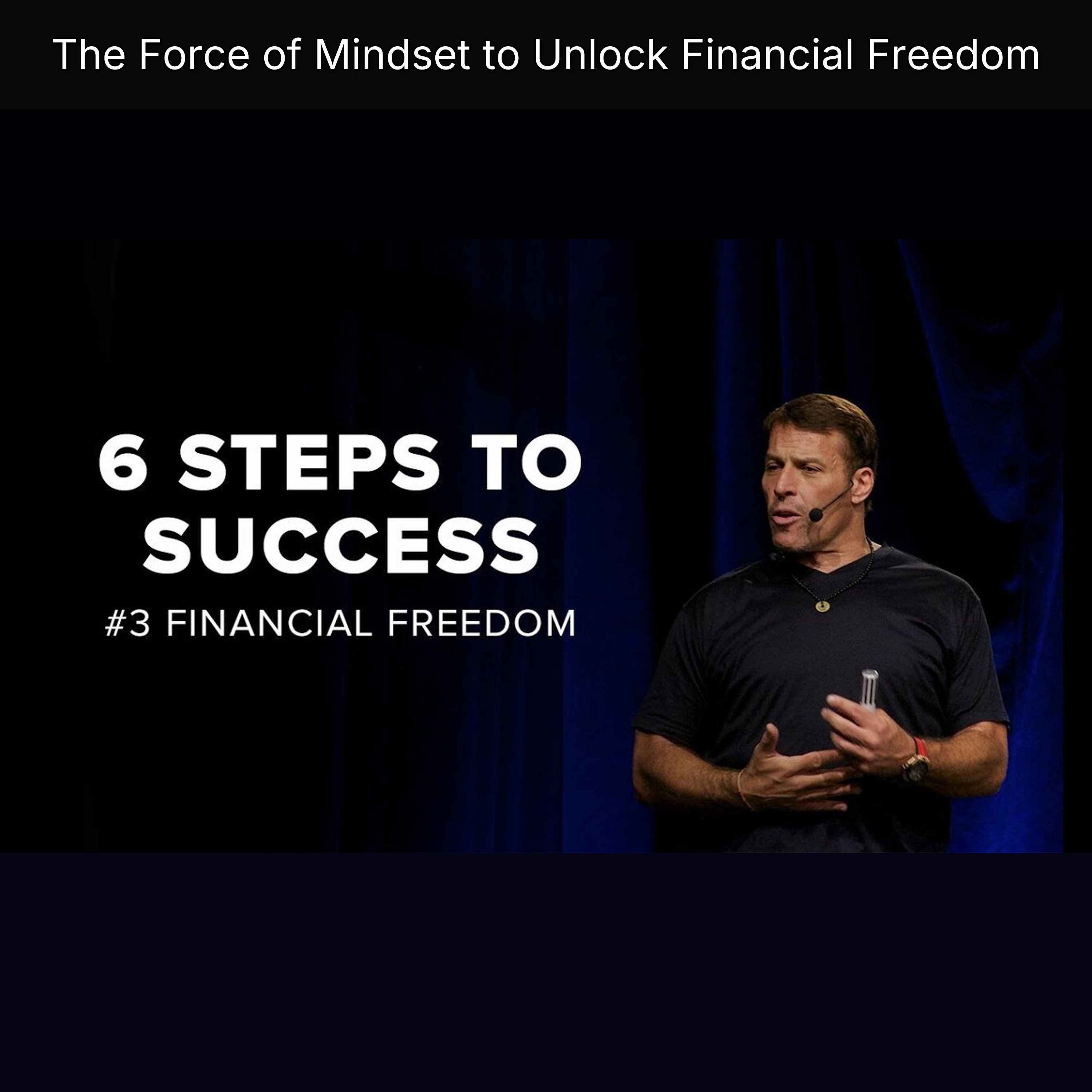 The Force of Mindset to Unlock Financial Freedom