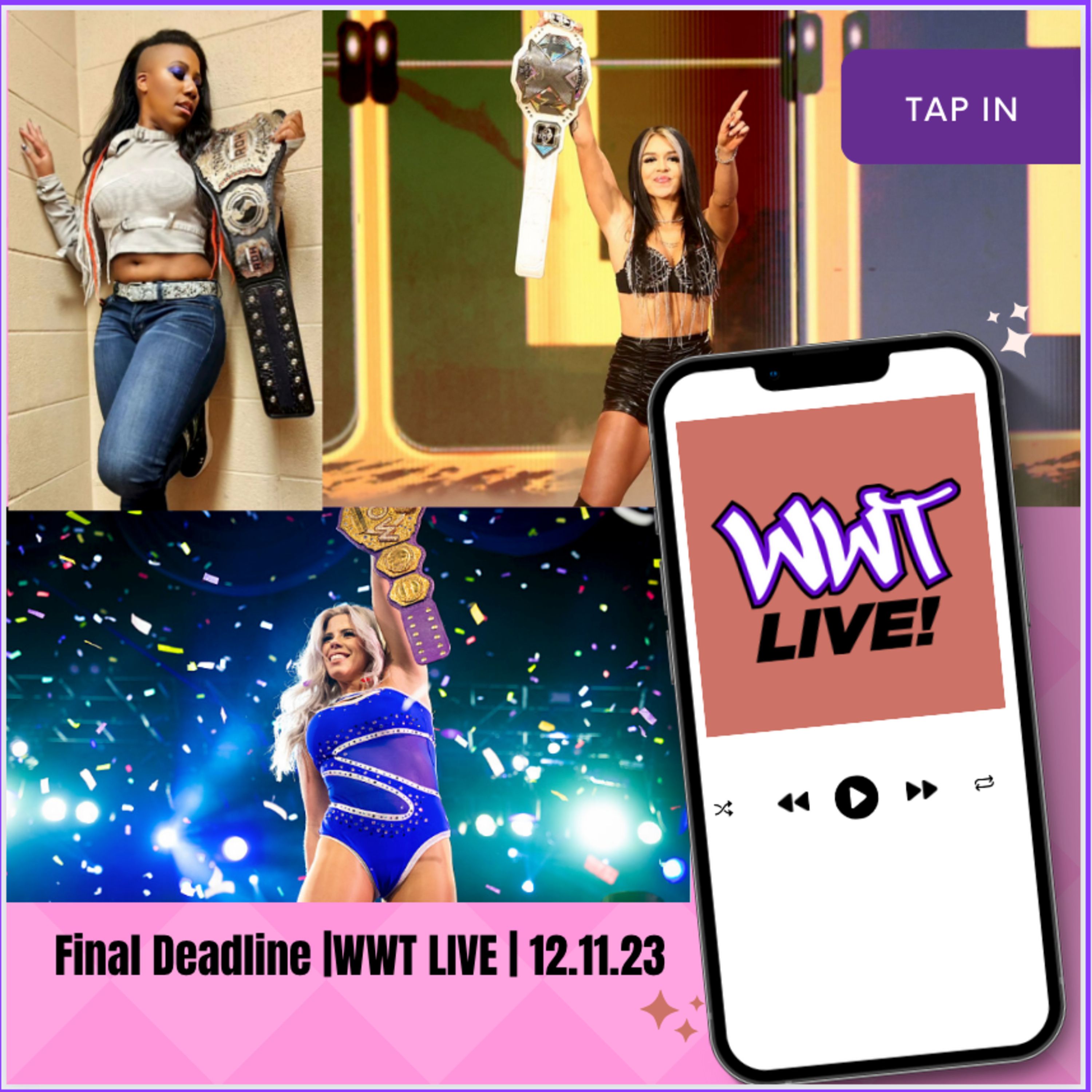 Athena & Rhea Ripley's Milestones |WWT LIVE | 12.11.23 episode artwork