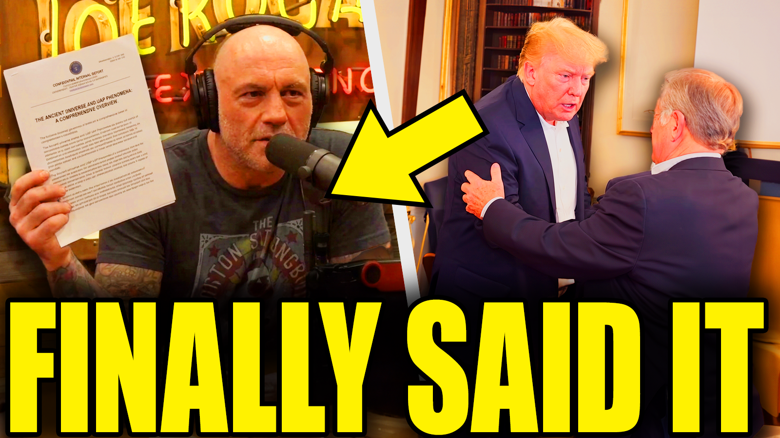 Furious Rogan Reads The File Live As Trump Stunned By Betrayal episode artwork