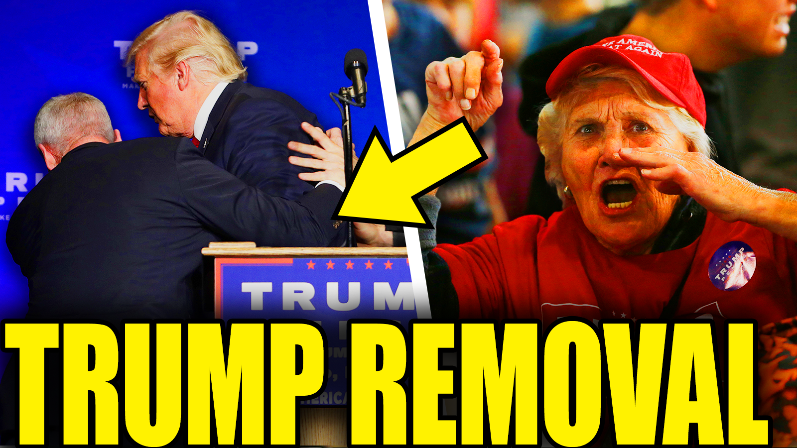 MAGA Crowd Calls For Trump Removal As He Runs From Own Rally episode artwork