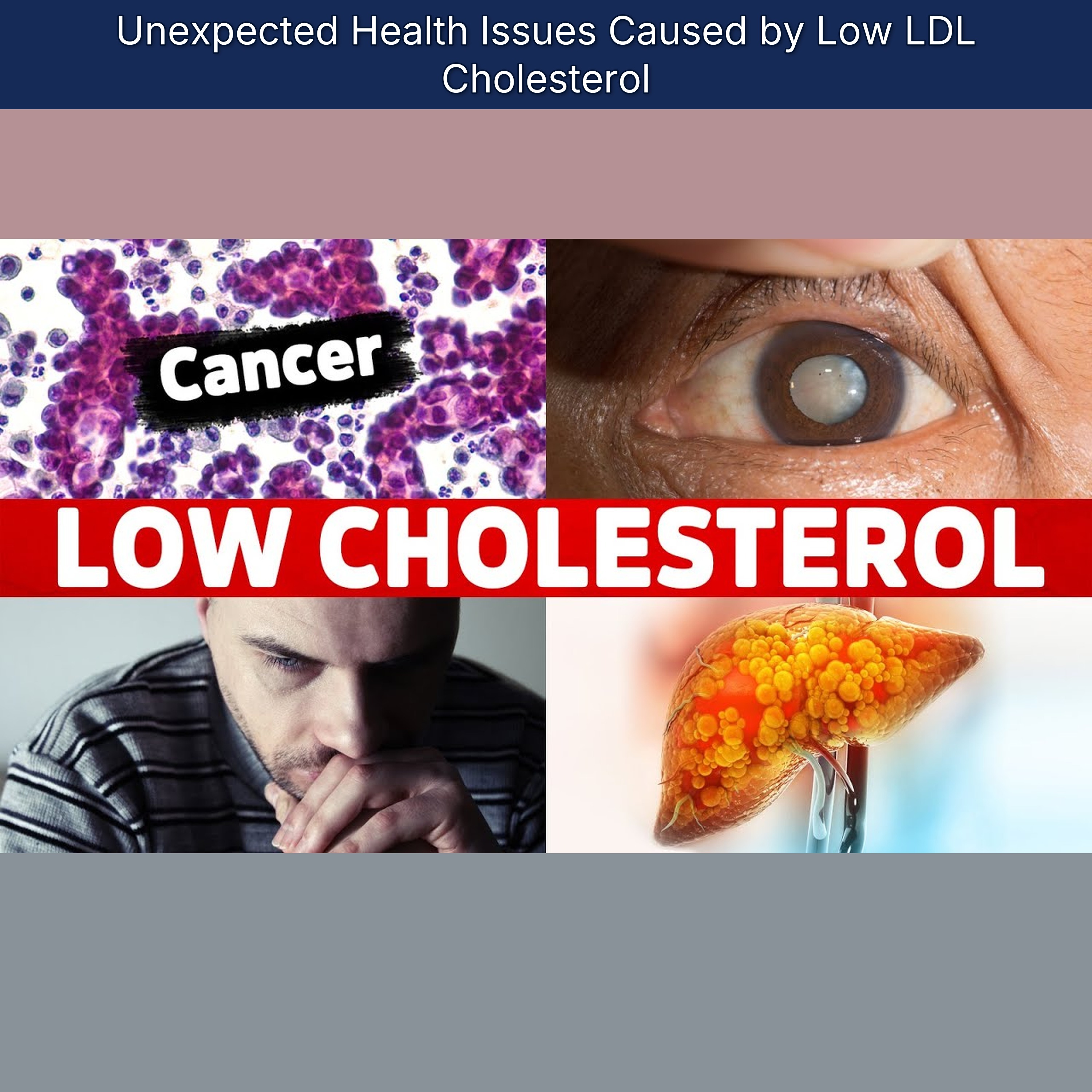 Unexpected Health Issues Caused by Low LDL Cholesterol episode artwork