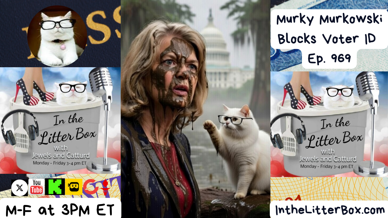 Murky Murkowski Blocks Voter ID | In the Litter Box w/ Jewels Jones & Catturd – Ep. 969 – 2/11/2026