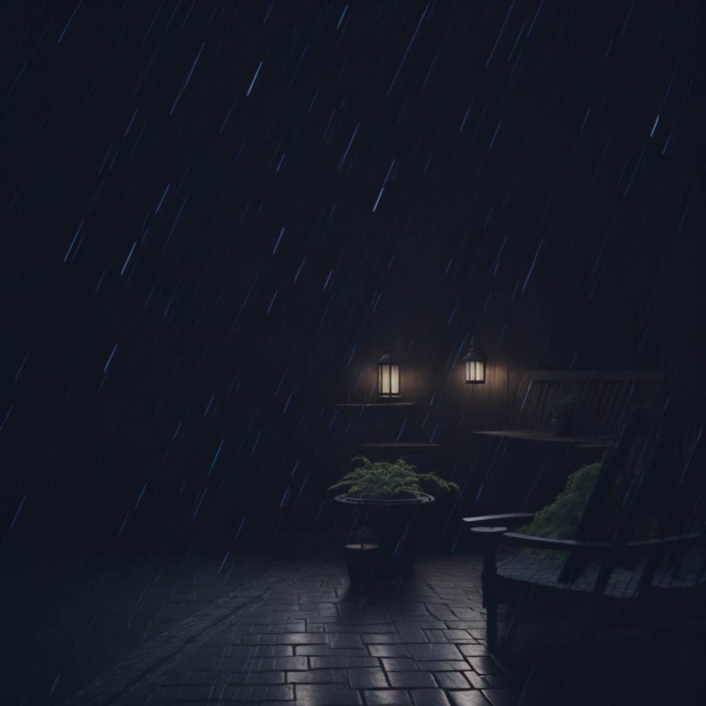 Sleep Better with Soothing Porch Rain Sounds and Woodland Ambience