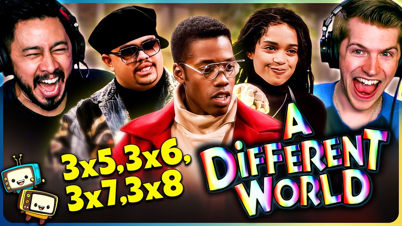 A DIFFERENT WORLD 3x5, 3x6, 3x7, 3x8 Reaction! | Jasmine Guy, Kadeem Hardison, w/ Jaby Koay episode artwork