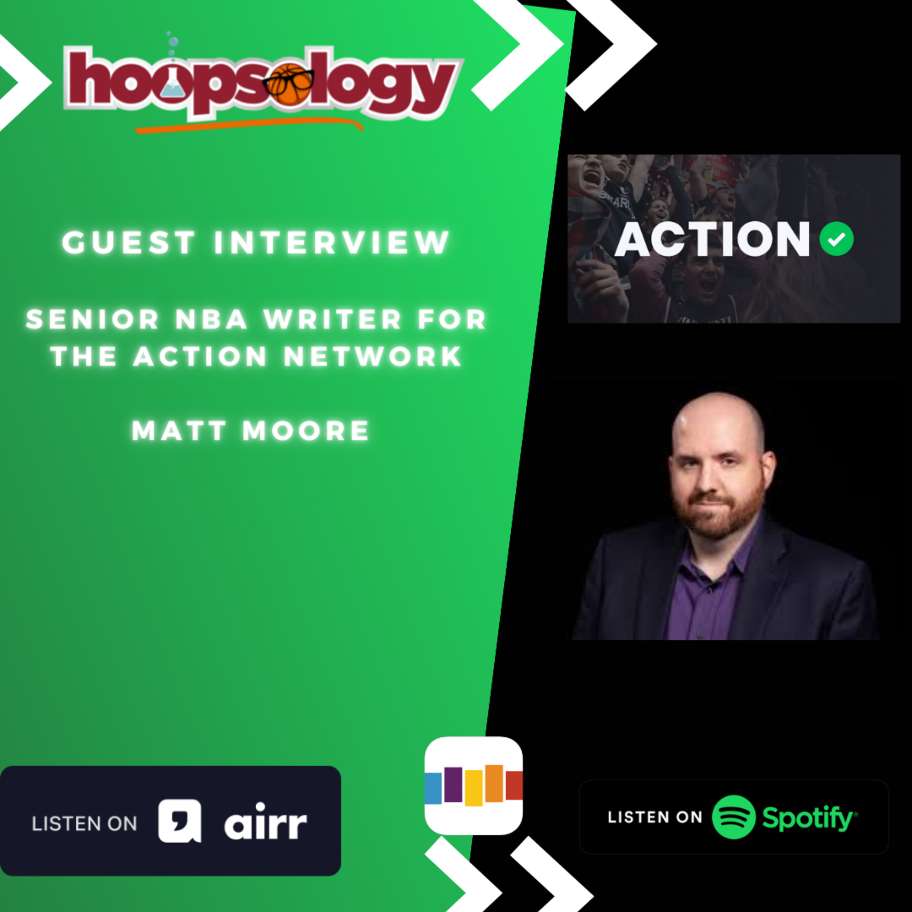 New Rules Changes equals Better Basketball with Senior NBA Writer for The Action Network, Matt Moore episode artwork