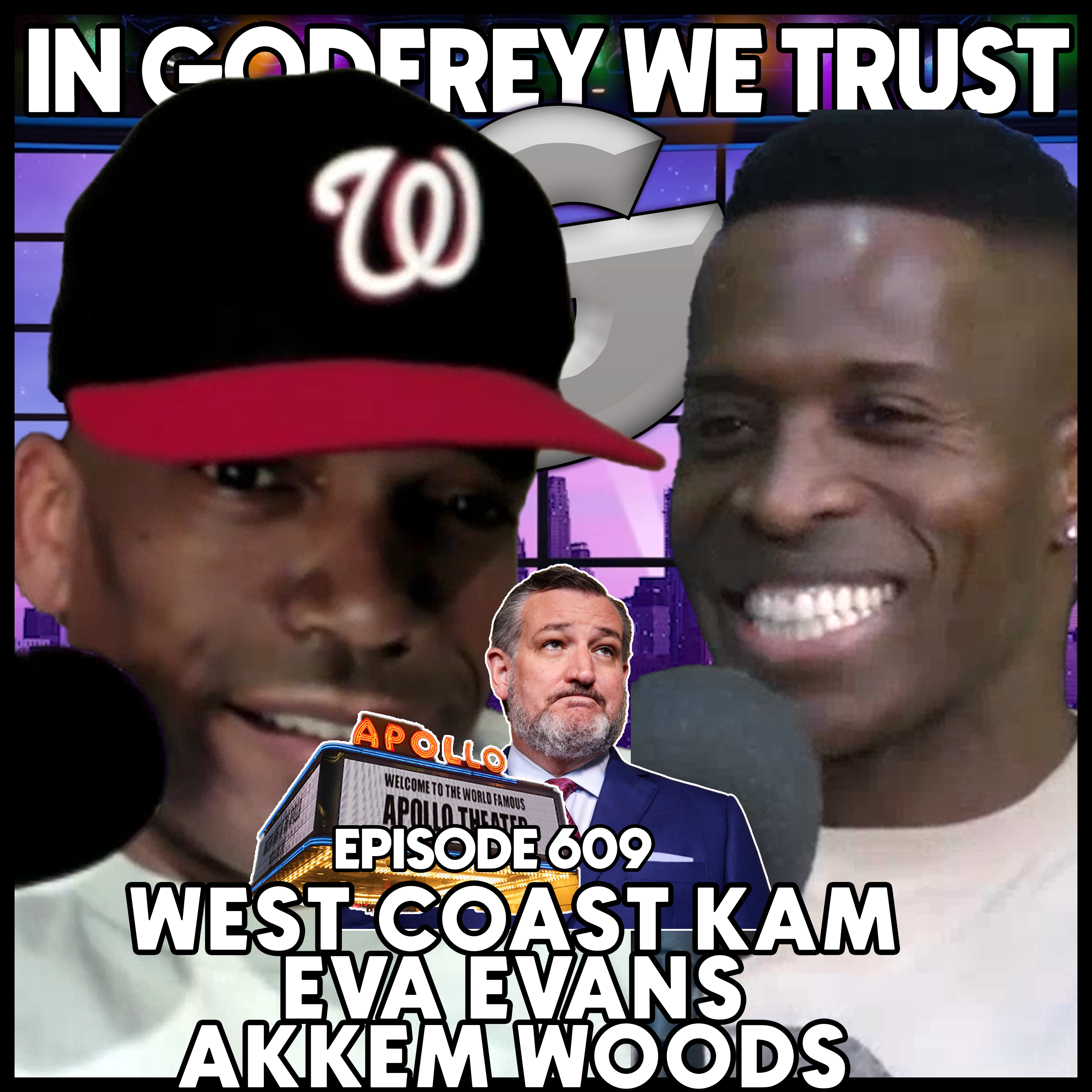 609. Kam Jung Un l West Coast Kam, Eva Evans & Akeem Woods episode artwork